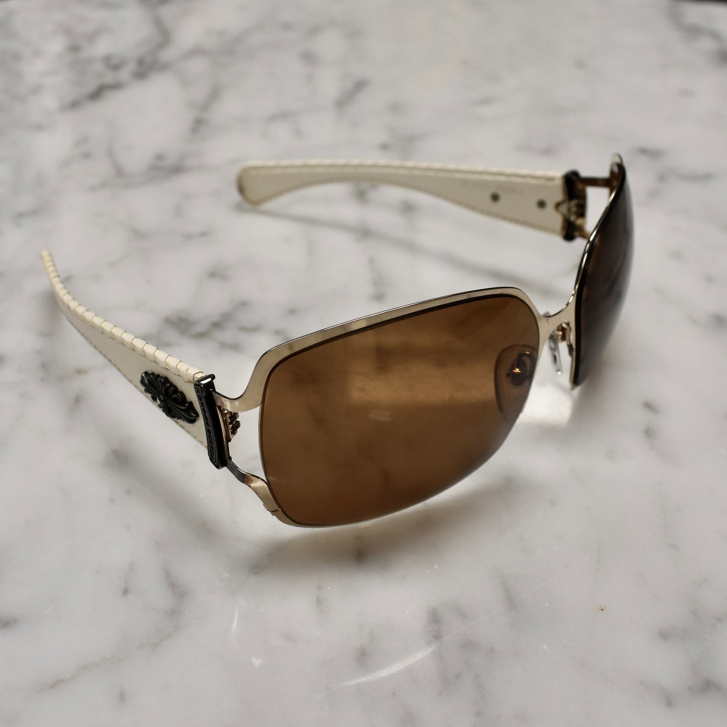 Chrome Hearts - Vintage Poon II Shield Sunglasses