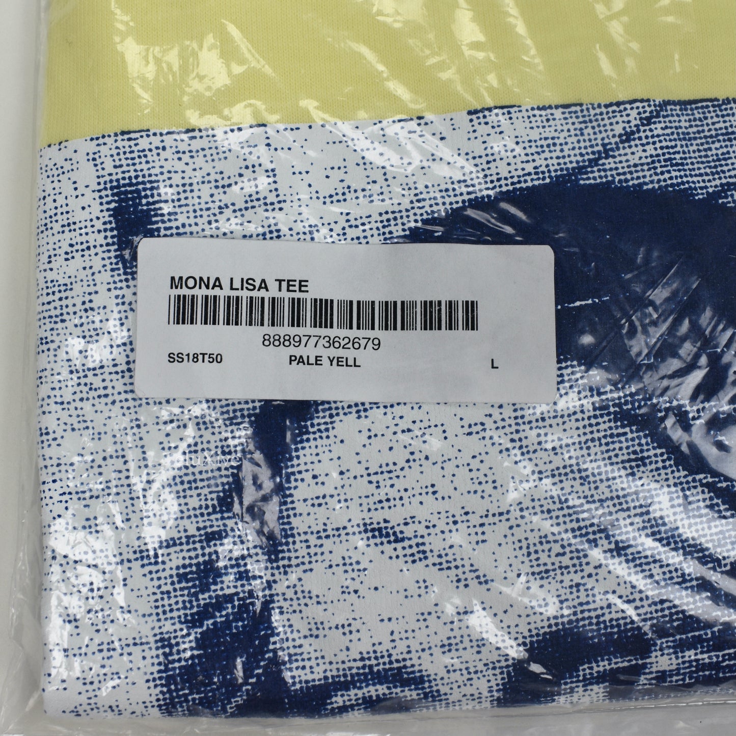 Supreme - Pale Yellow Mona Lisa T-Shirt (SS18)
