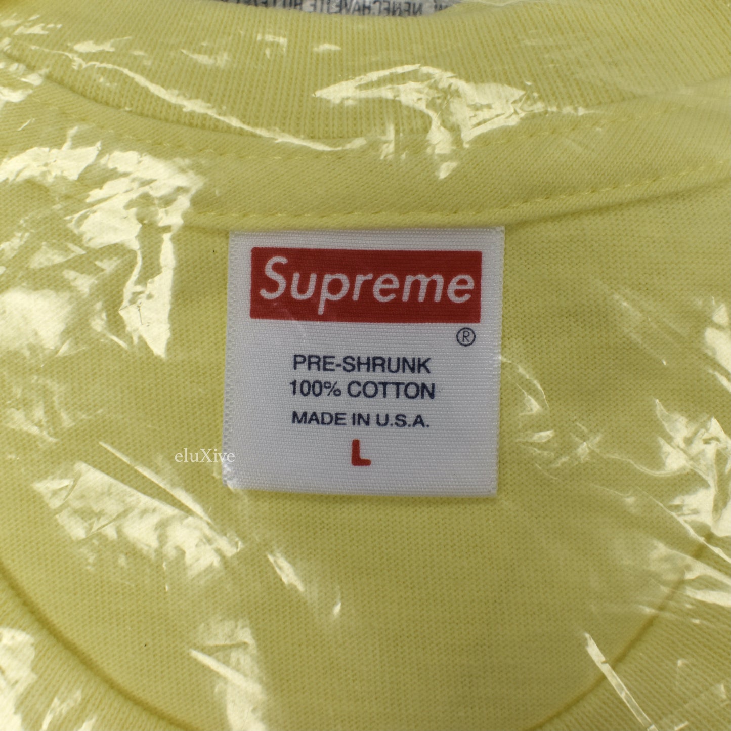 Supreme - Pale Yellow Mona Lisa T-Shirt (SS18)