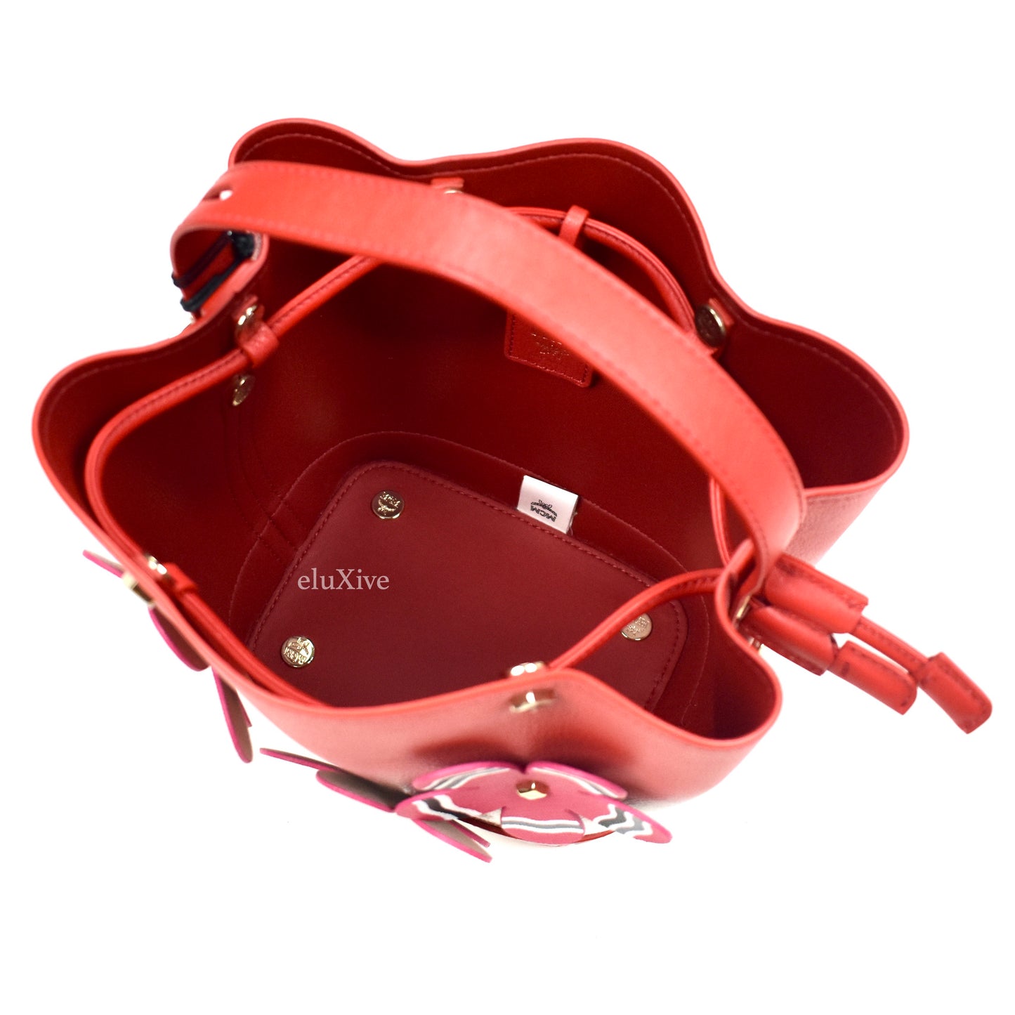 MCM - Limited Edition 'Upcyling' Red Floral Leather Bag