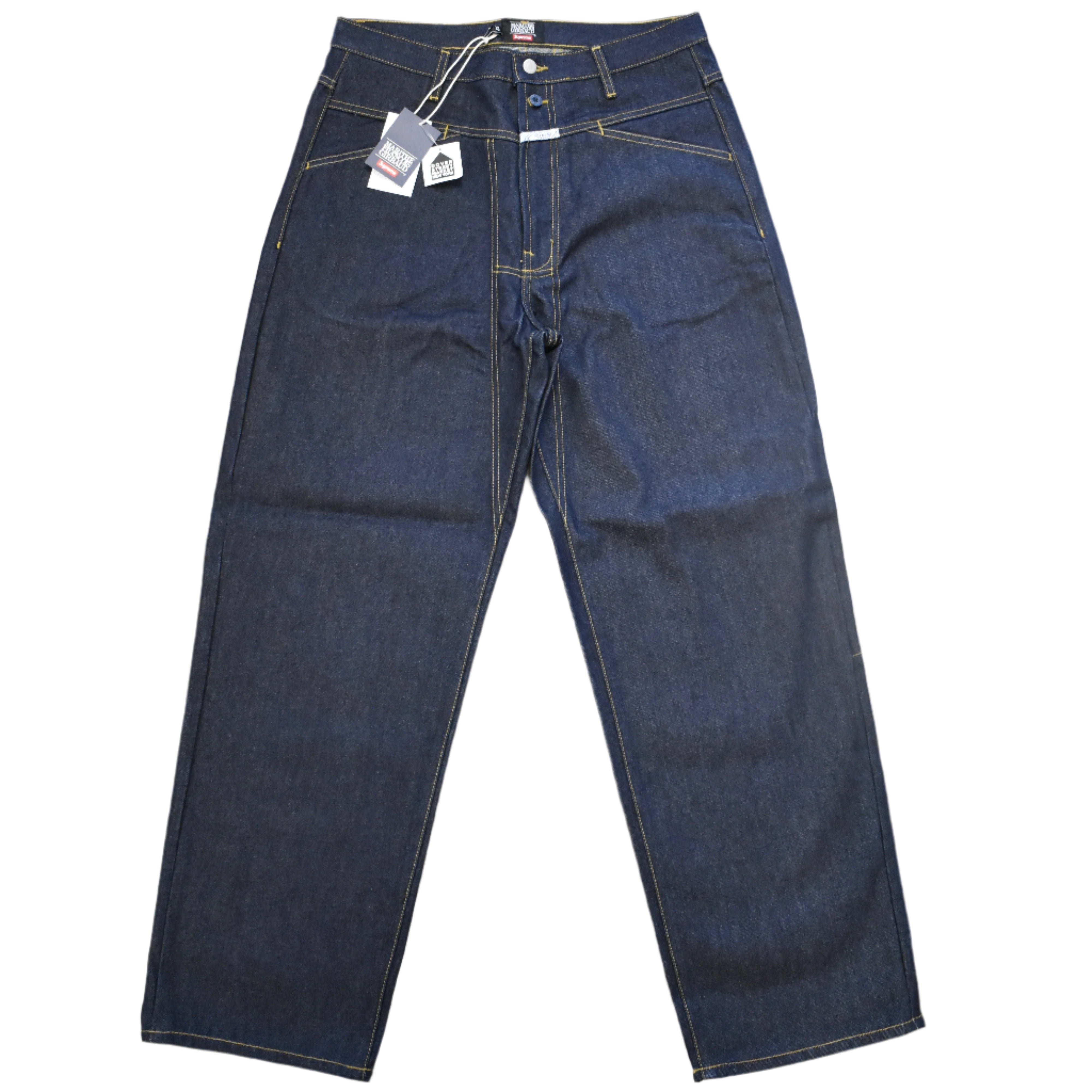 Supreme x Girbaud - X-Seam Baggy Jeans (Raw Denim) – eluXive