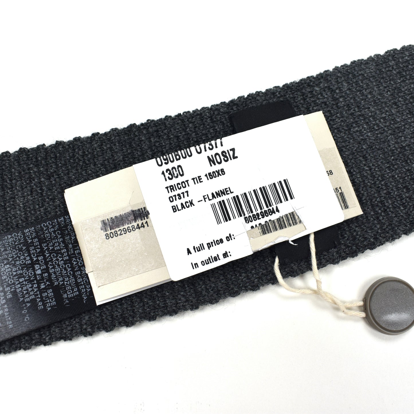 Brioni - Gray Cashmere / Silk Knit Tie