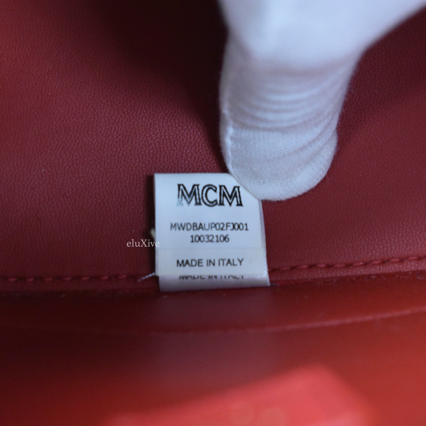 MCM - Limited Edition 'Upcyling' Red Floral Leather Bag