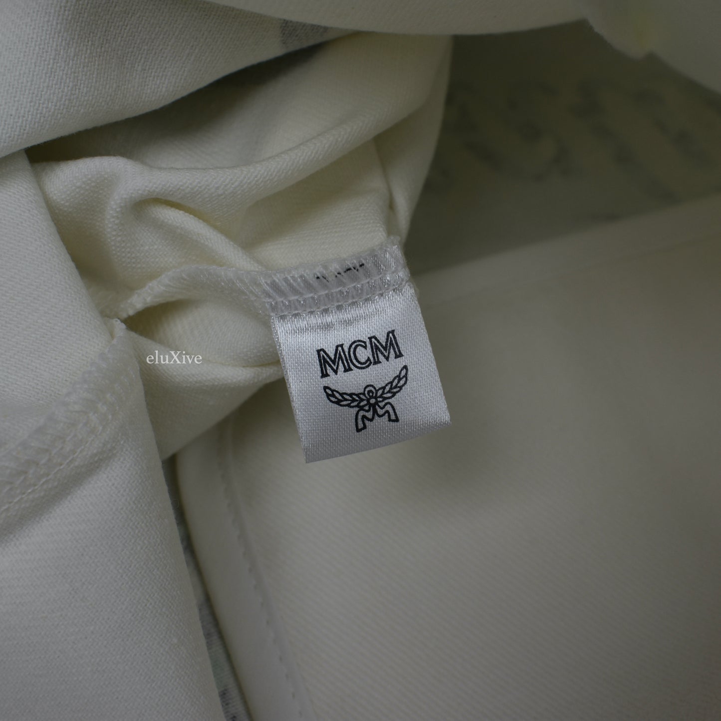 MCM - Logo Print Canvas Tote Bag
