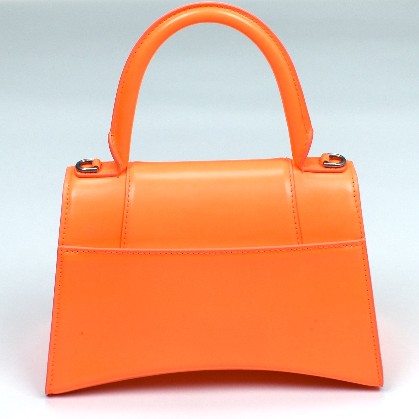 Balenciaga - Small Leather Hourglass Bag (Fluo Orange)