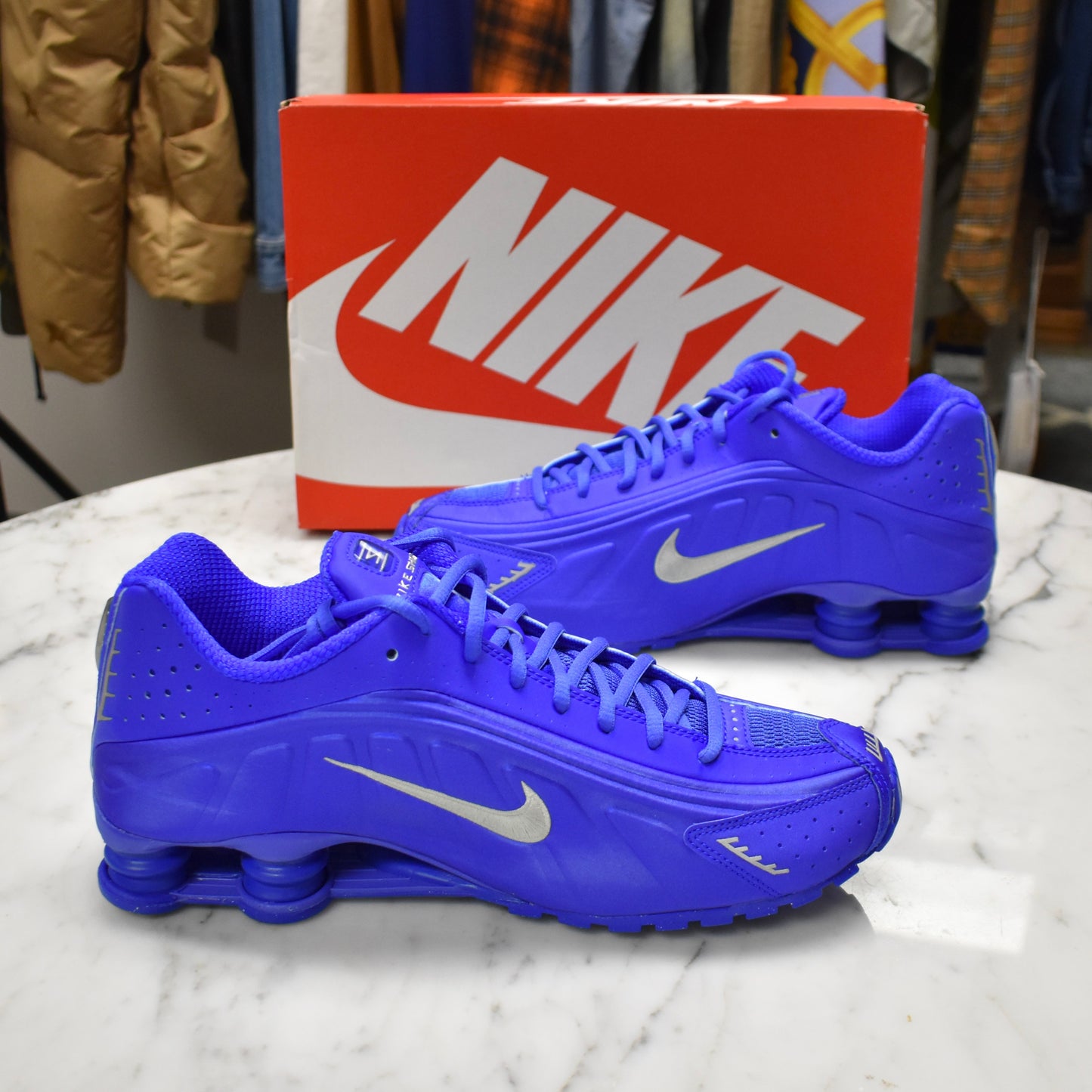 Nike - Shox R4 (Racer Blue / Metallic Silver)