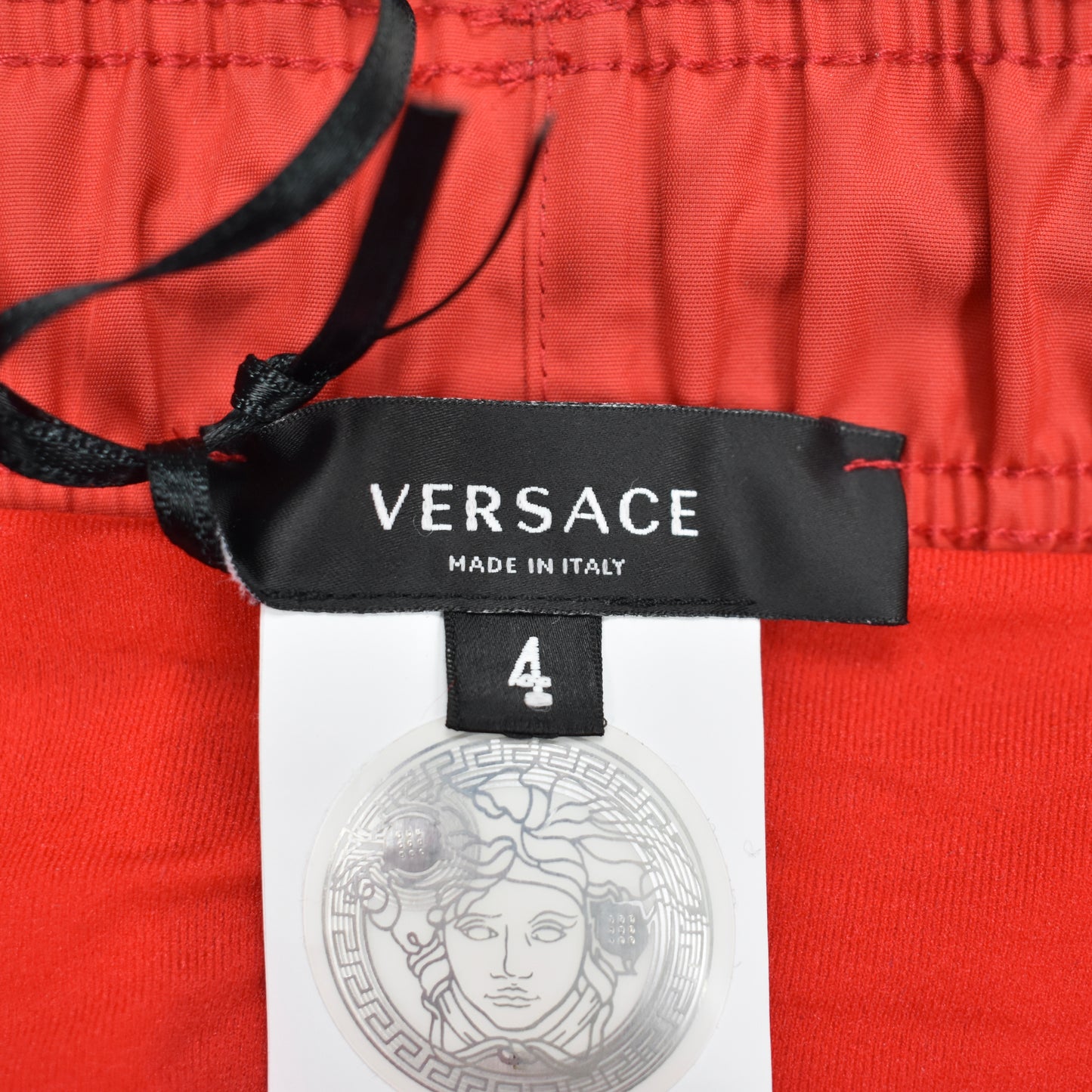 Versace - Red Medusa Logo Swim Shorts