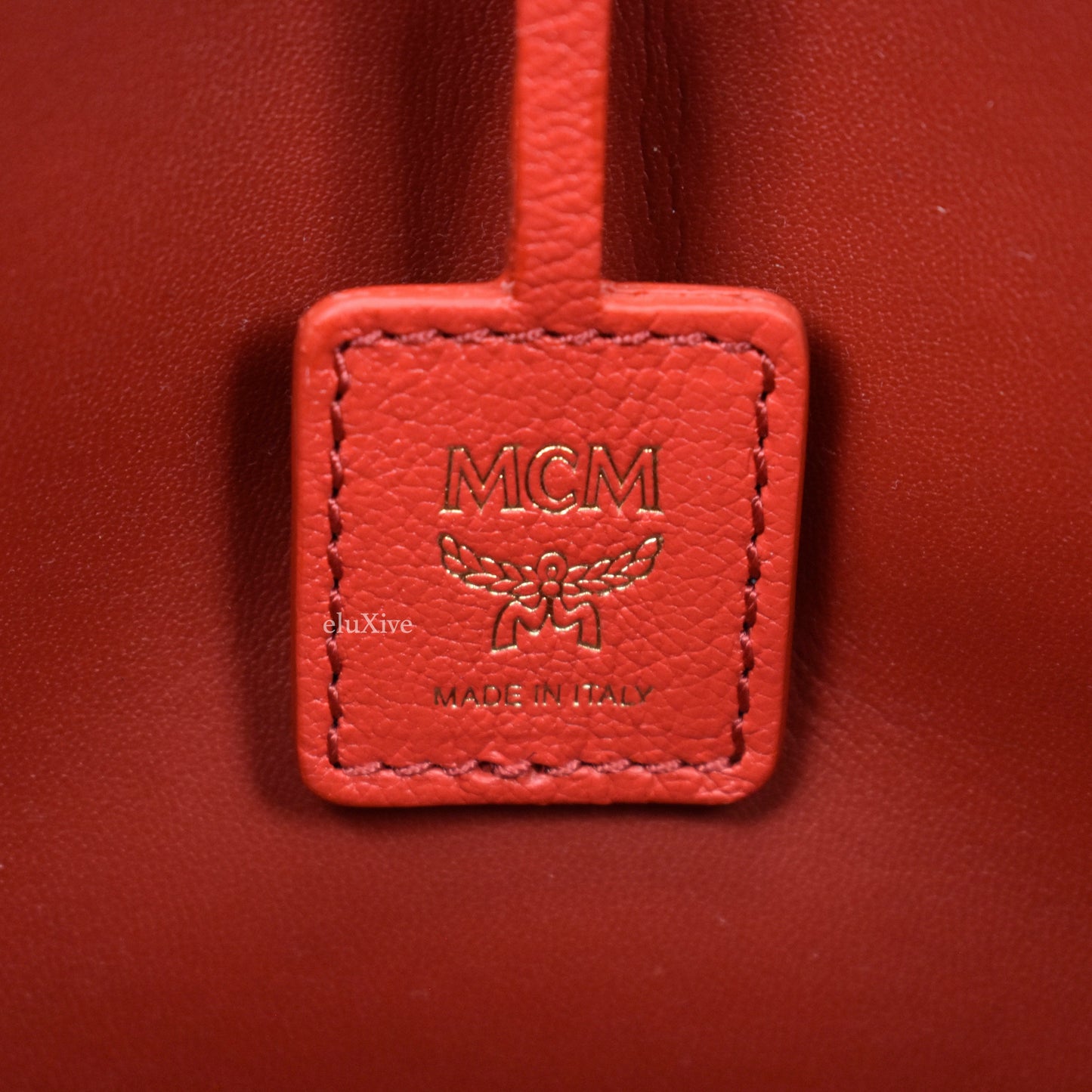 MCM - Limited Edition 'Upcyling' Red Floral Leather Bag