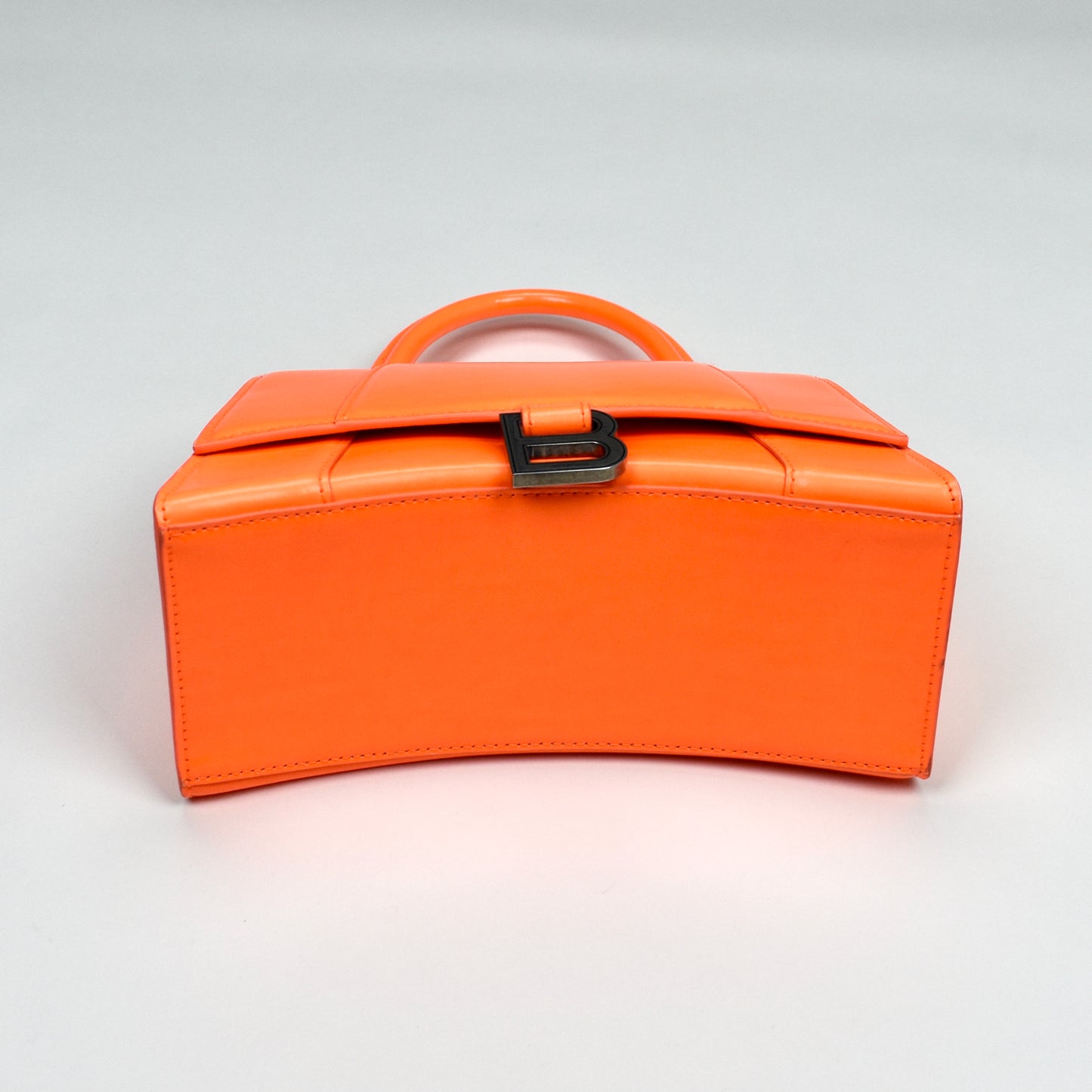 Balenciaga - Small Leather Hourglass Bag (Fluo Orange)
