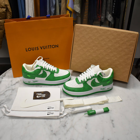 Louis Vuitton x Nike - Air Force 1 Low (White/Pine Green)