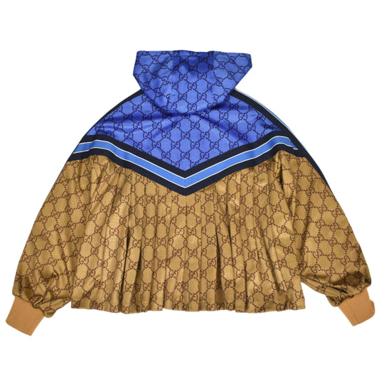 Gucci - Allover GG Monogram Logo Pleated Track Jacket
