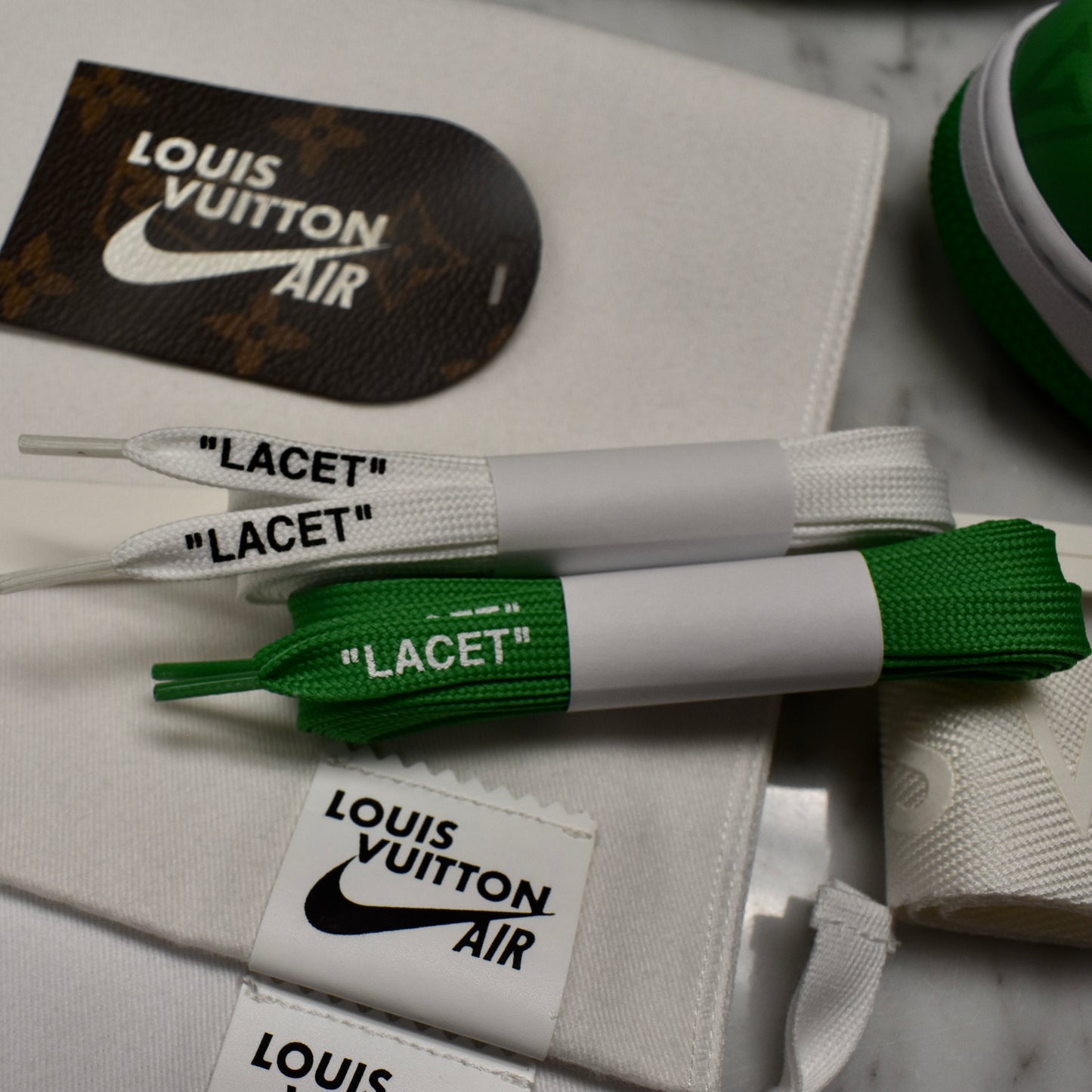 Louis Vuitton x Nike - Air Force 1 Low (White/Pine Green)