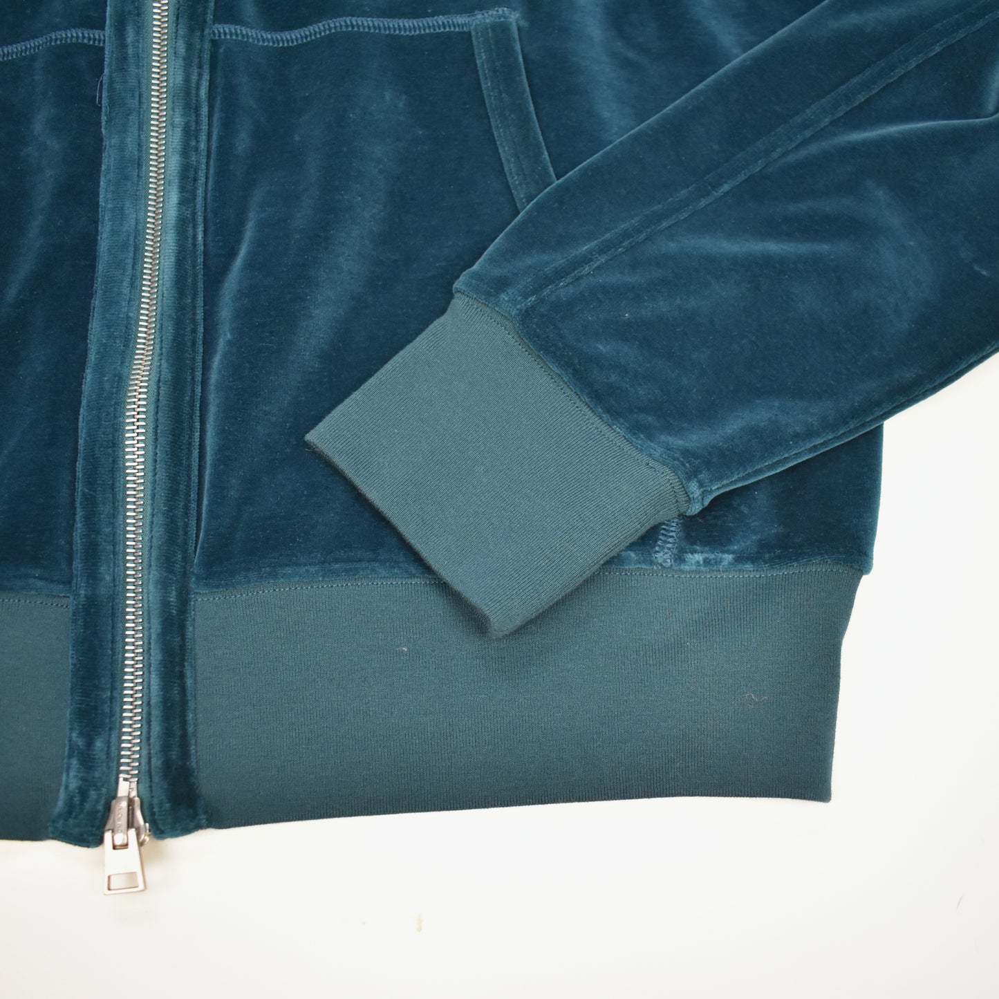 Tom Ford - Teal Blue Velour Track Jacket