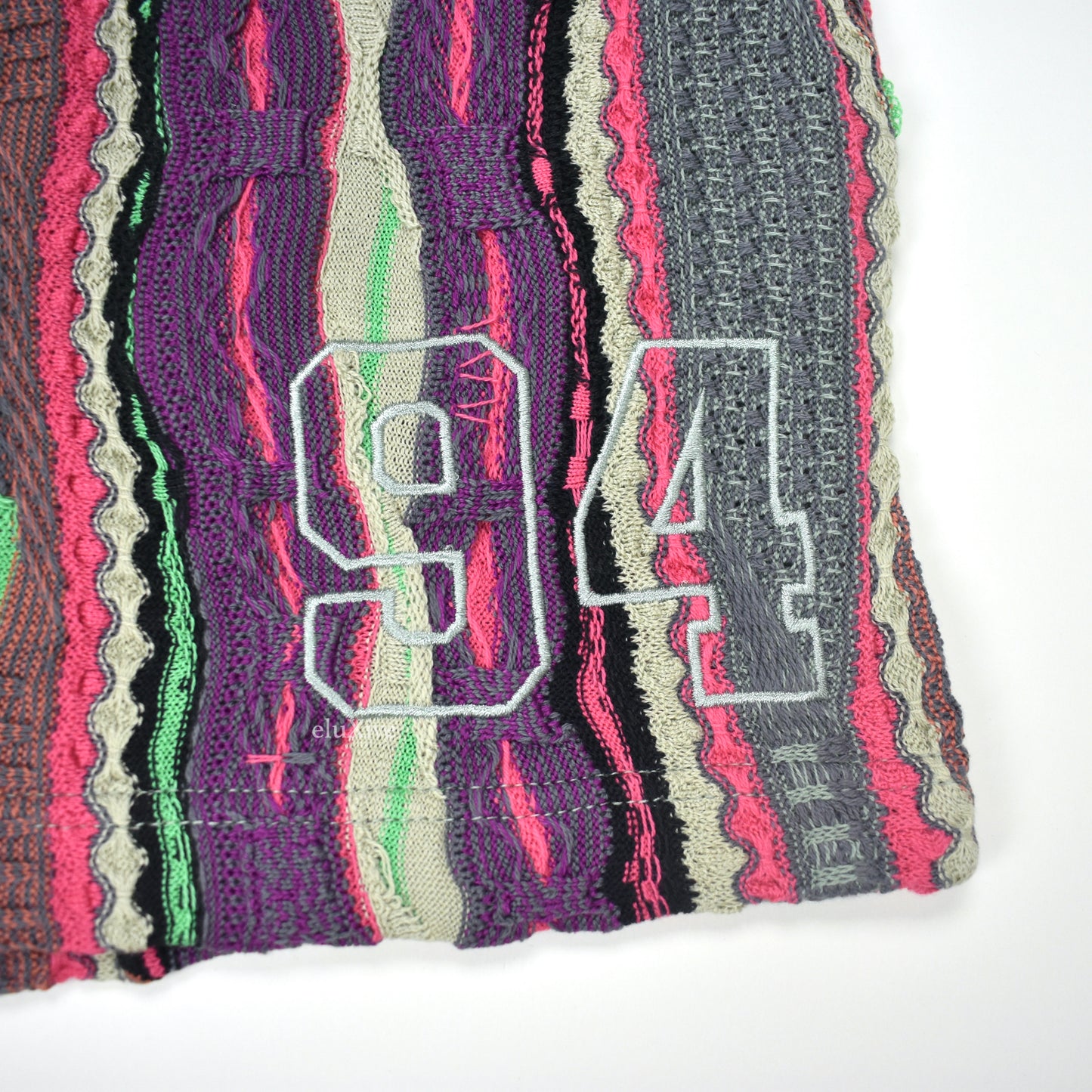Supreme x Coogi - Multicolor Abstract Knit Basketball Shorts