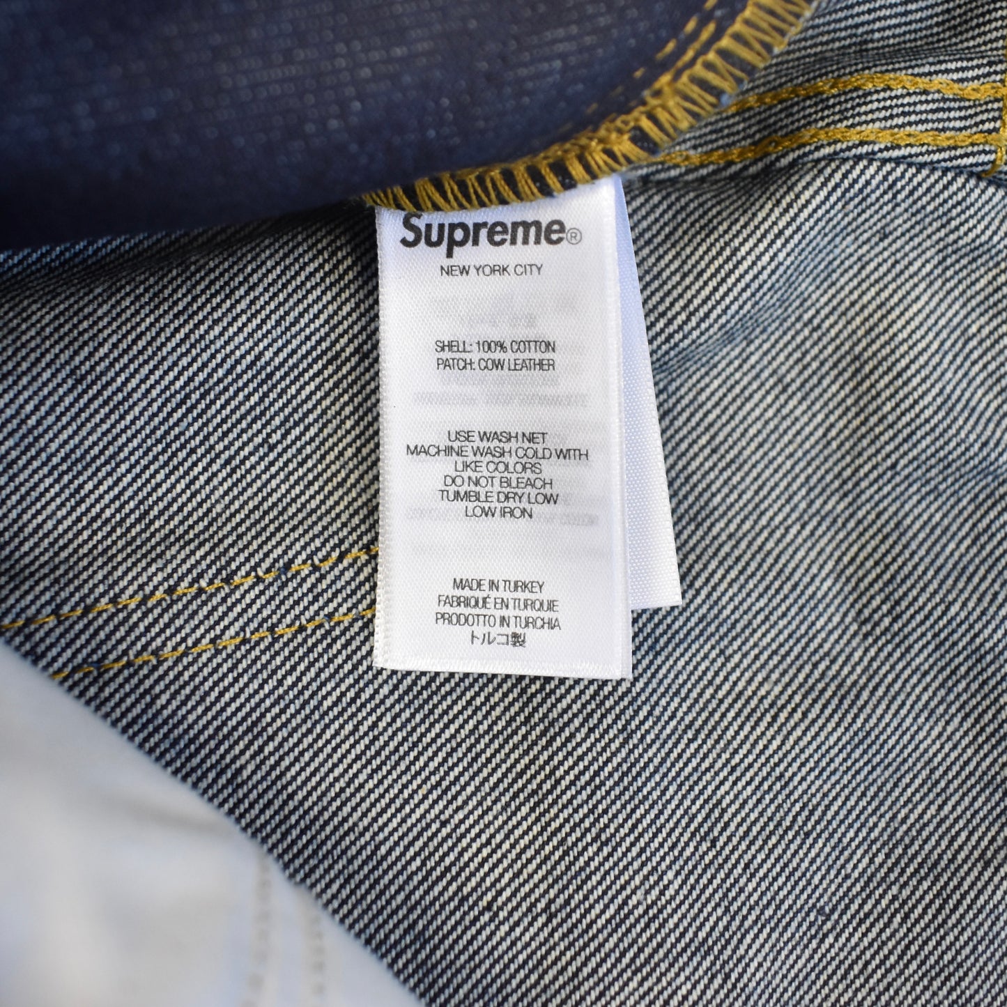 Supreme x Girbaud - X-Seam Baggy Jeans (Raw Denim)