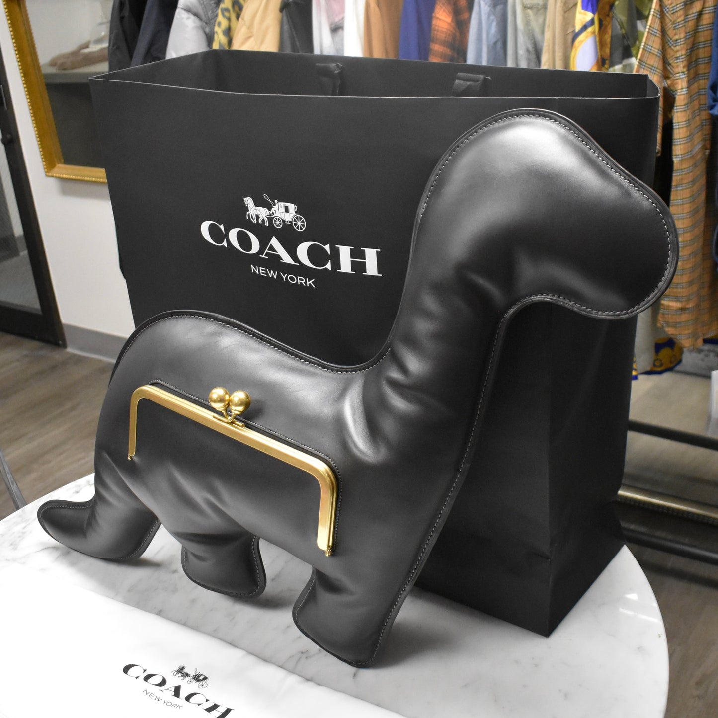 Coach - Large Dino Kisslock Frame Bag