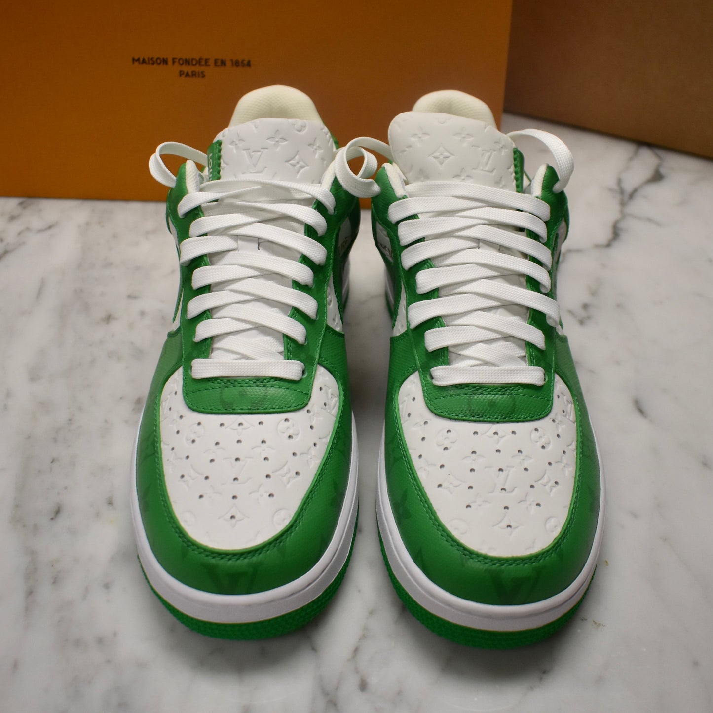 Louis Vuitton x Nike - Air Force 1 Low (White/Pine Green)