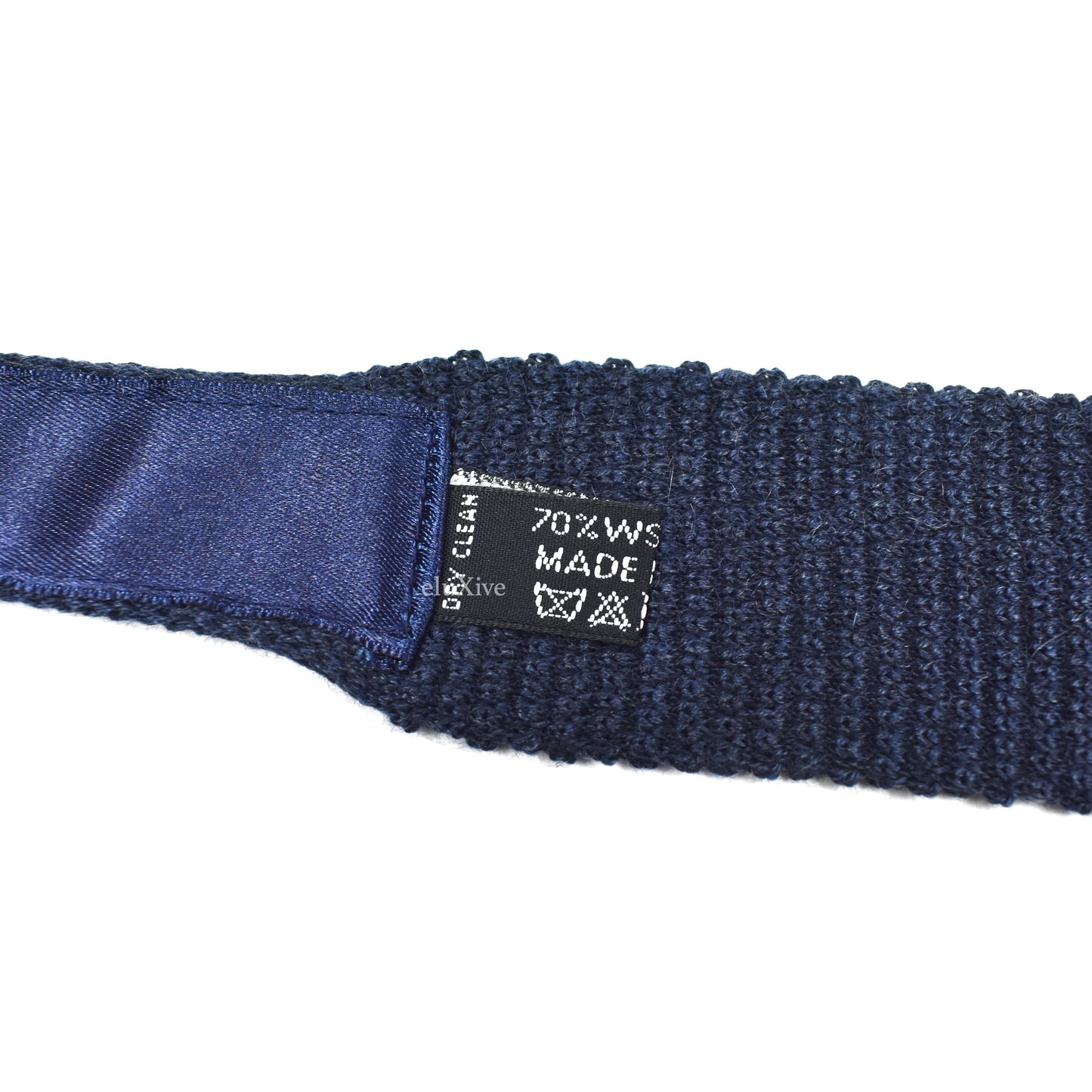 Brioni - Navy Cashmere / Silk Knit Tie