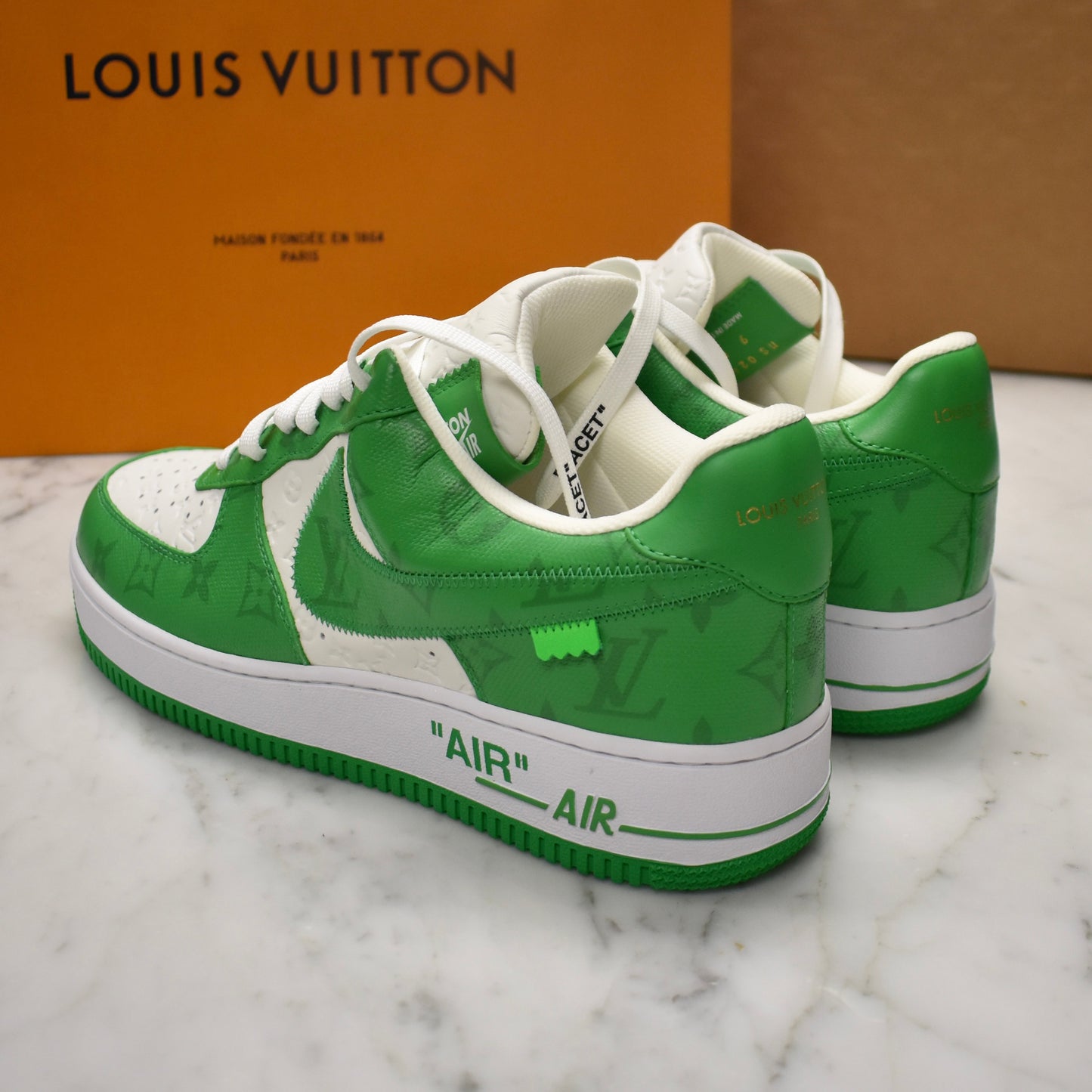 Louis Vuitton x Nike - Air Force 1 Low (White/Pine Green)