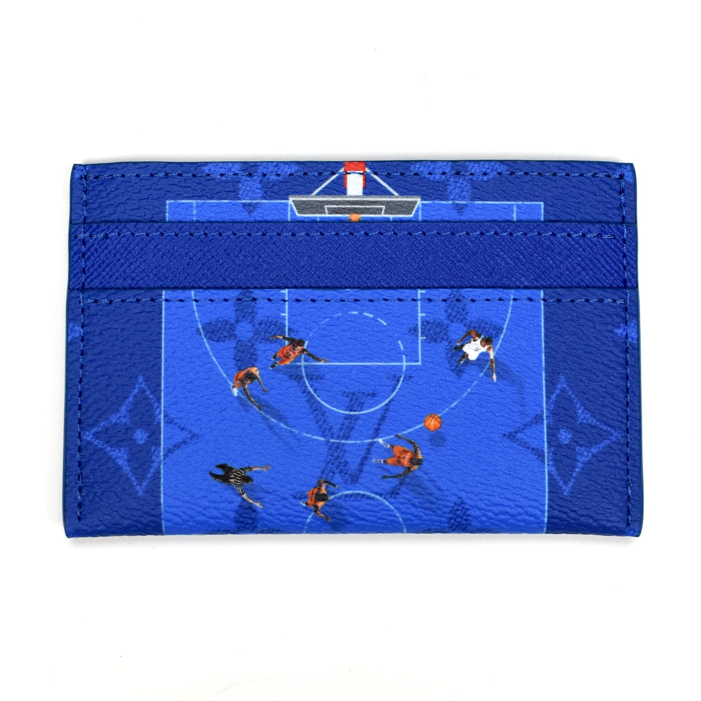 Louis Vuitton - Basketball Monogram Double Card Holder (Blue)