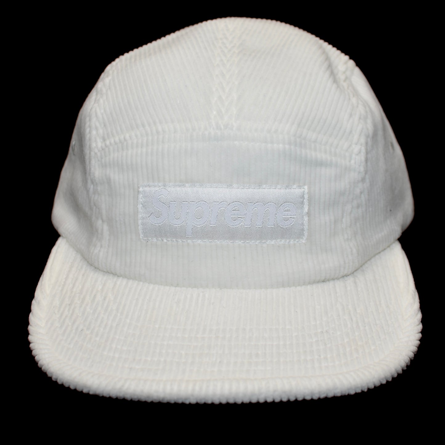 Supreme - Faded Corduroy Box Logo Hat (White)