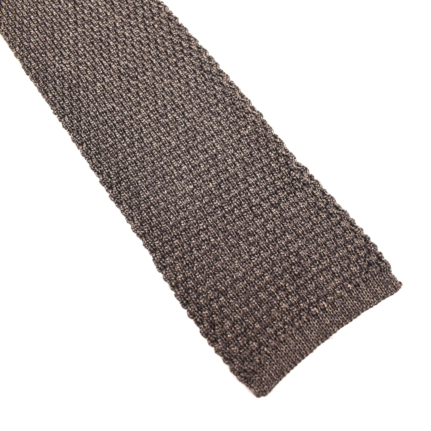 Tom Ford - Brown Heather Silk Knit Tie