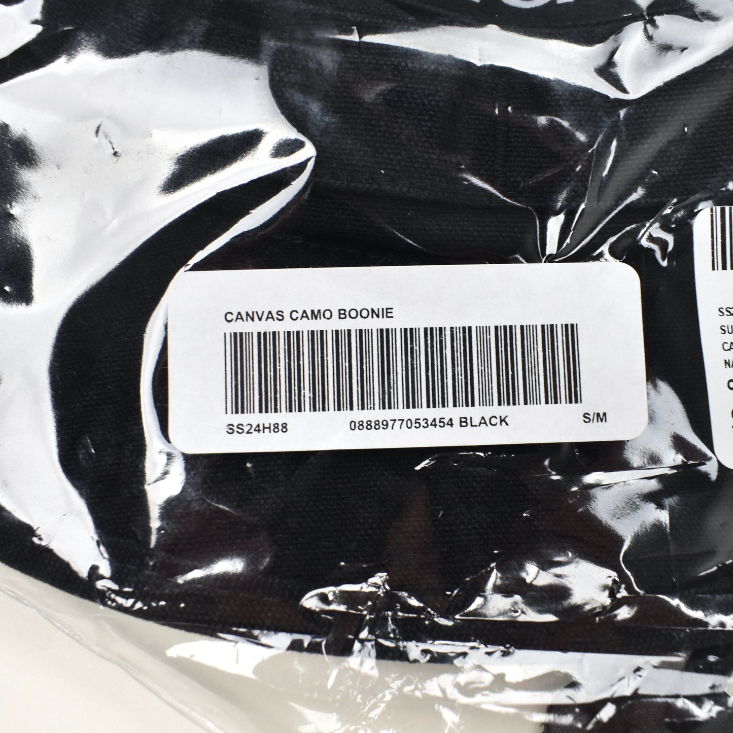 Supreme - Black Box Logo Canvas Boonie Hat