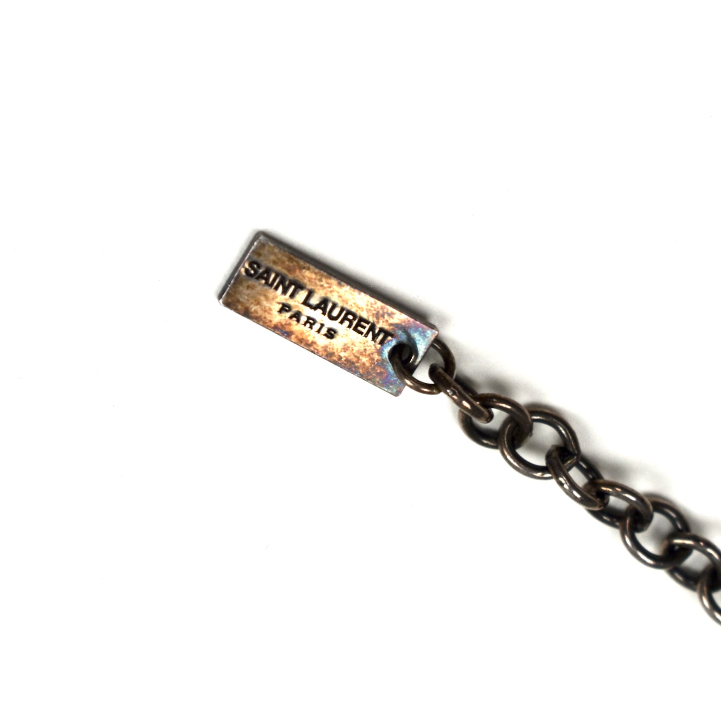 Saint Laurent - Wooden Surfboard Logo Pendant Necklace