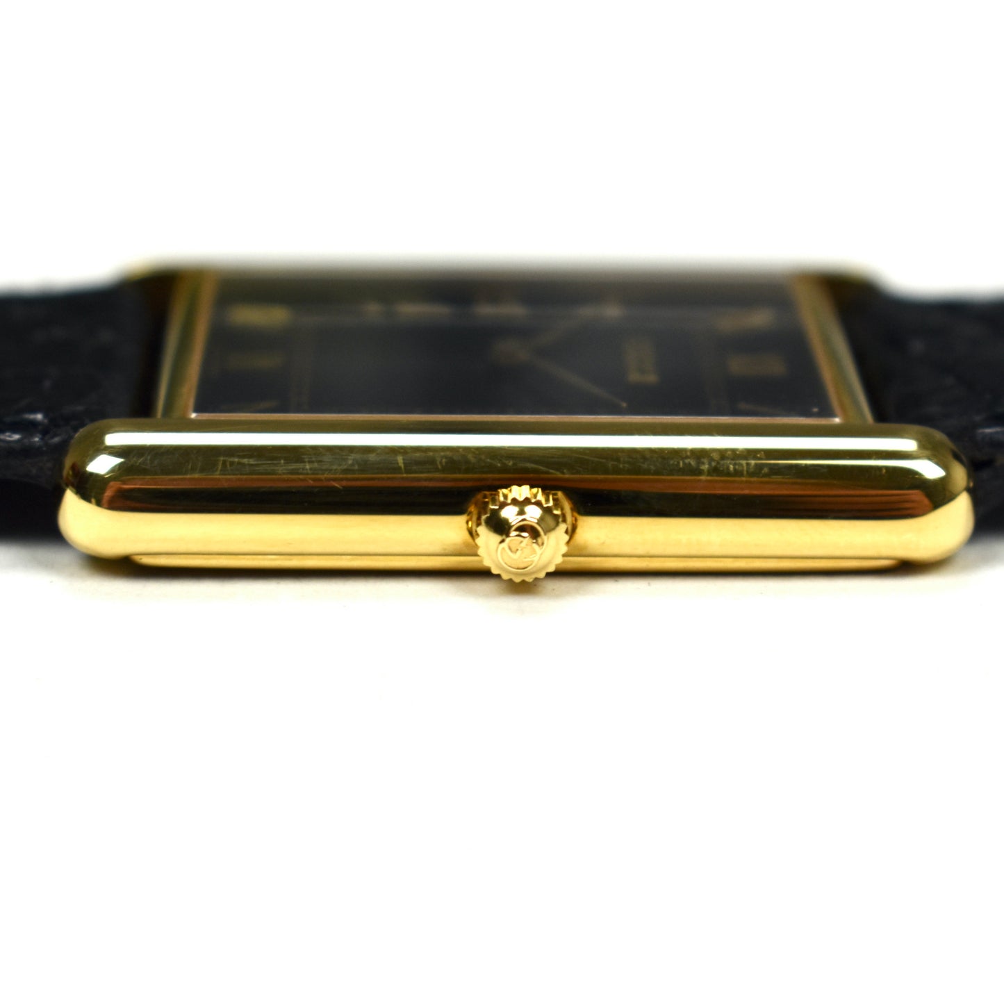Gucci - 710M 18K Solid Gold Tank Watch
