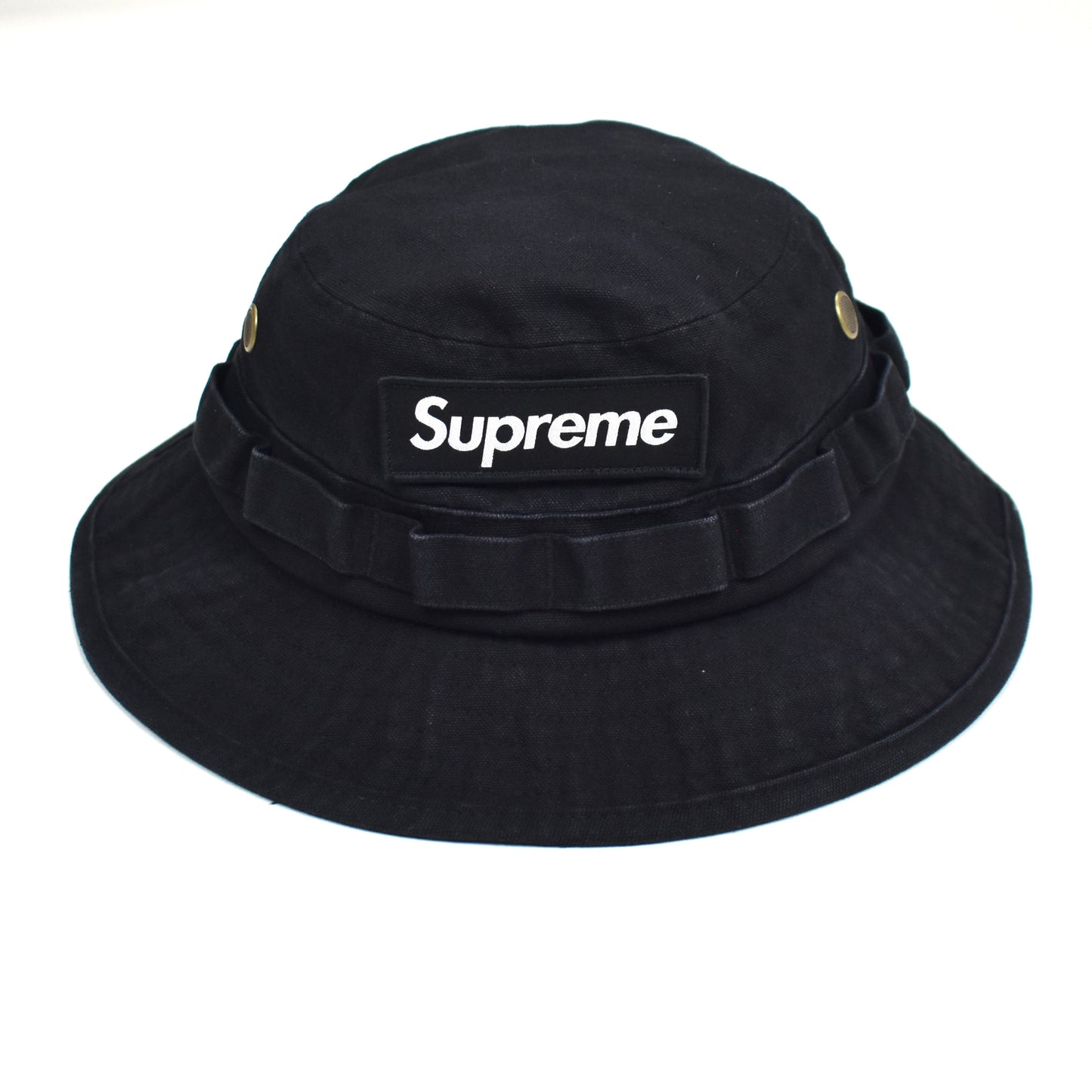 Supreme - Black Box Logo Canvas Boonie Hat