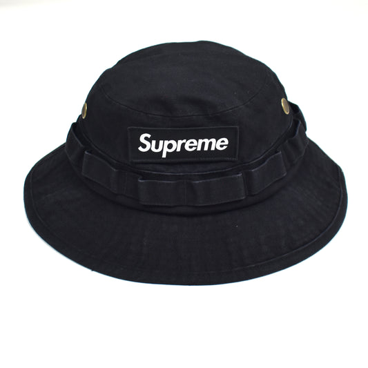 Supreme - Black Box Logo Canvas Boonie Hat