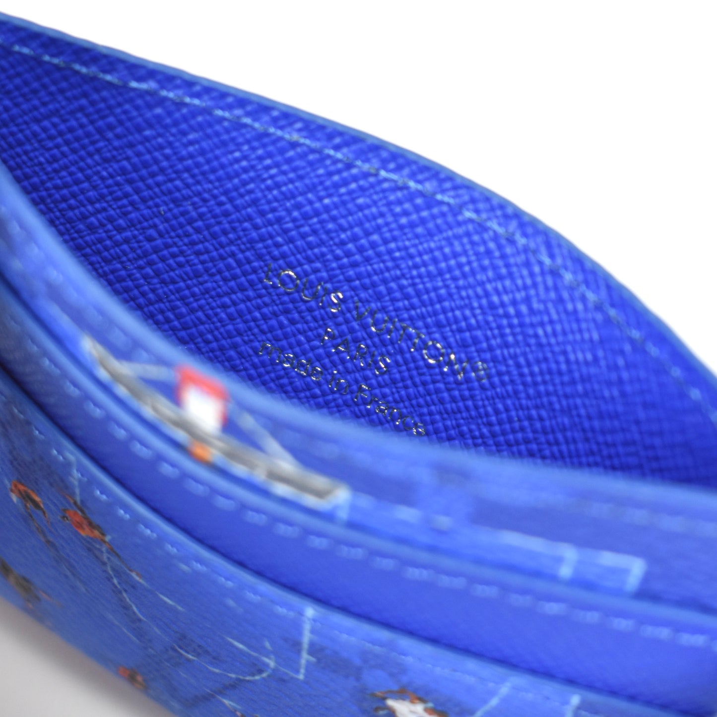 Louis Vuitton - Basketball Monogram Double Card Holder (Blue)