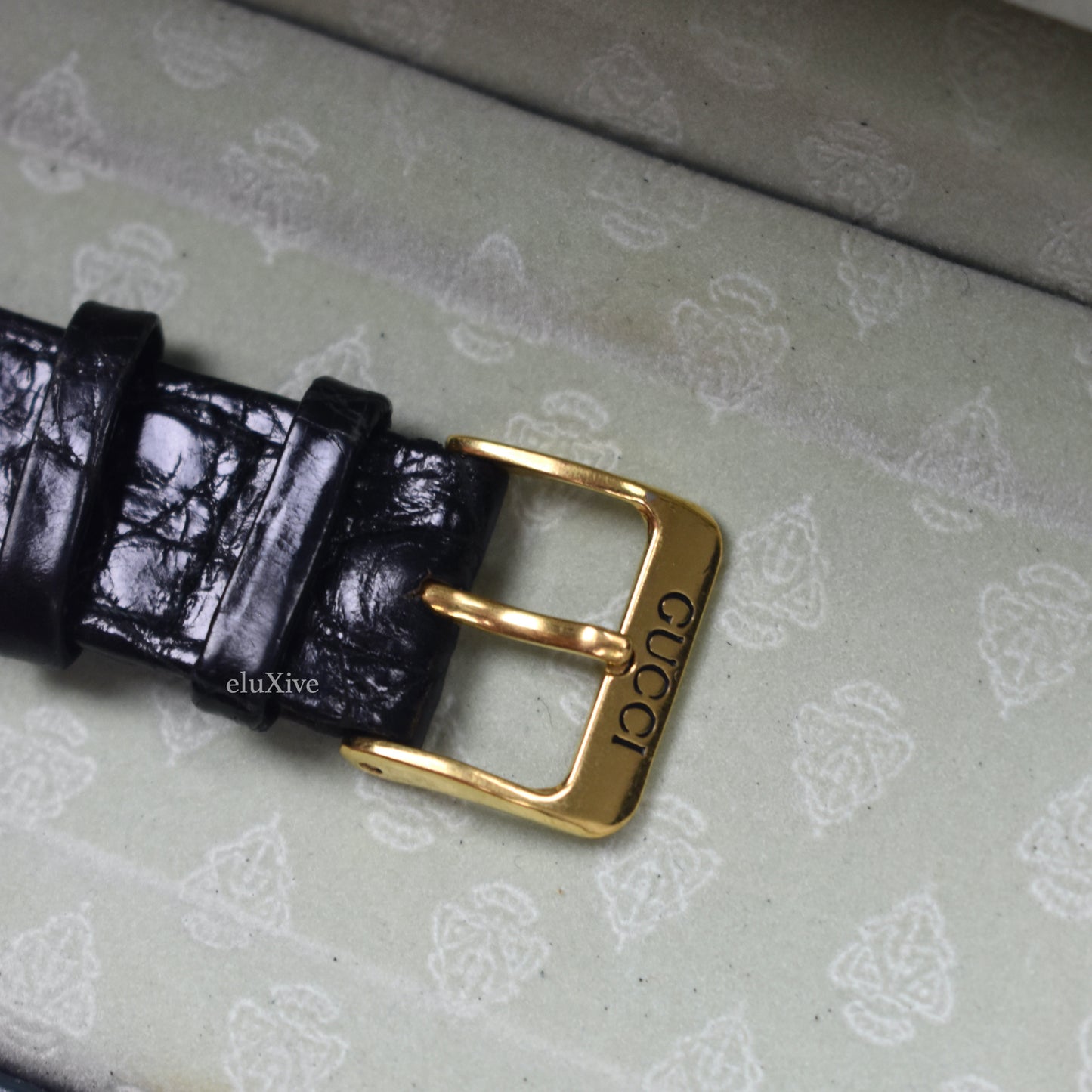 Gucci - 710M 18K Solid Gold Tank Watch