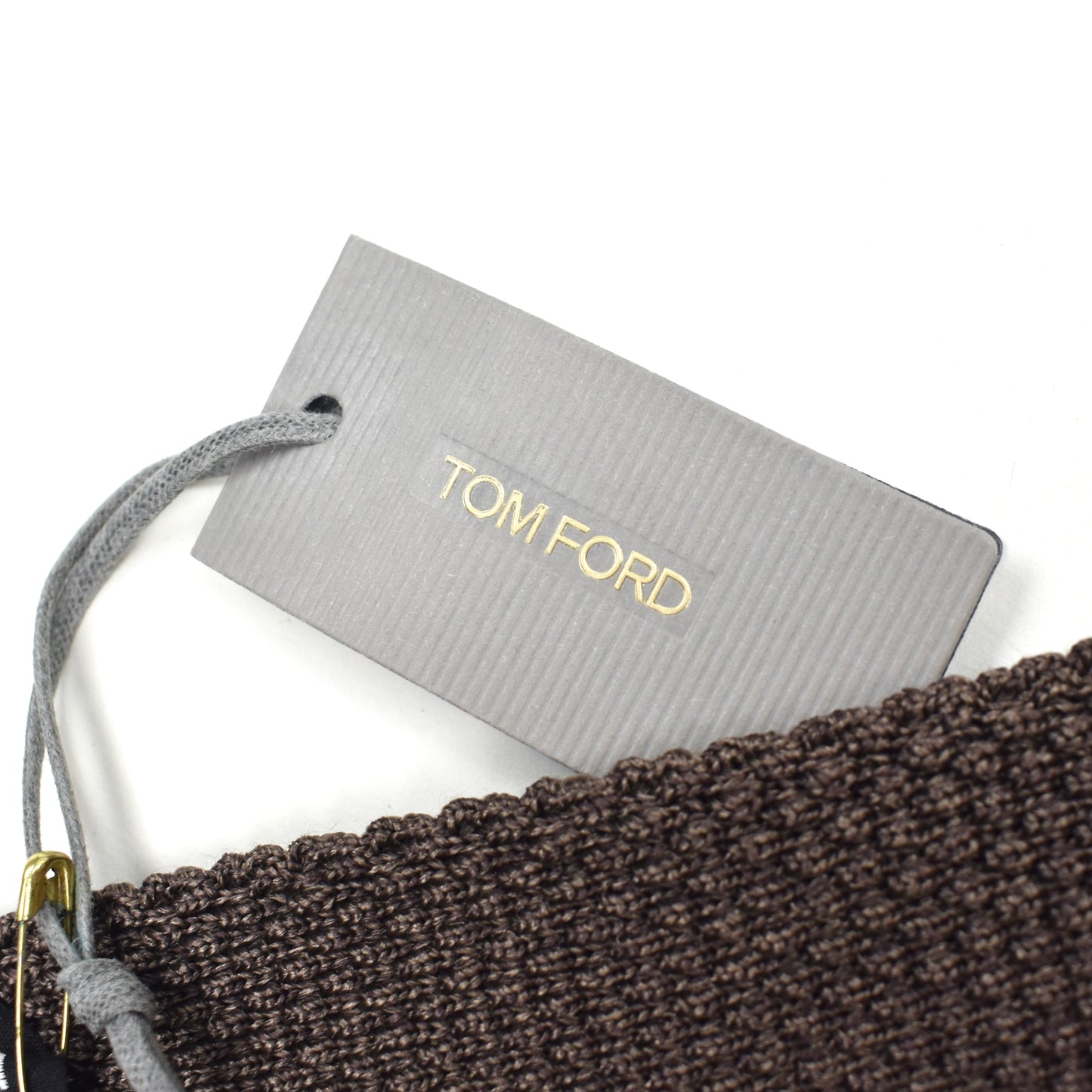 Tom Ford - Brown Heather Silk Knit Tie