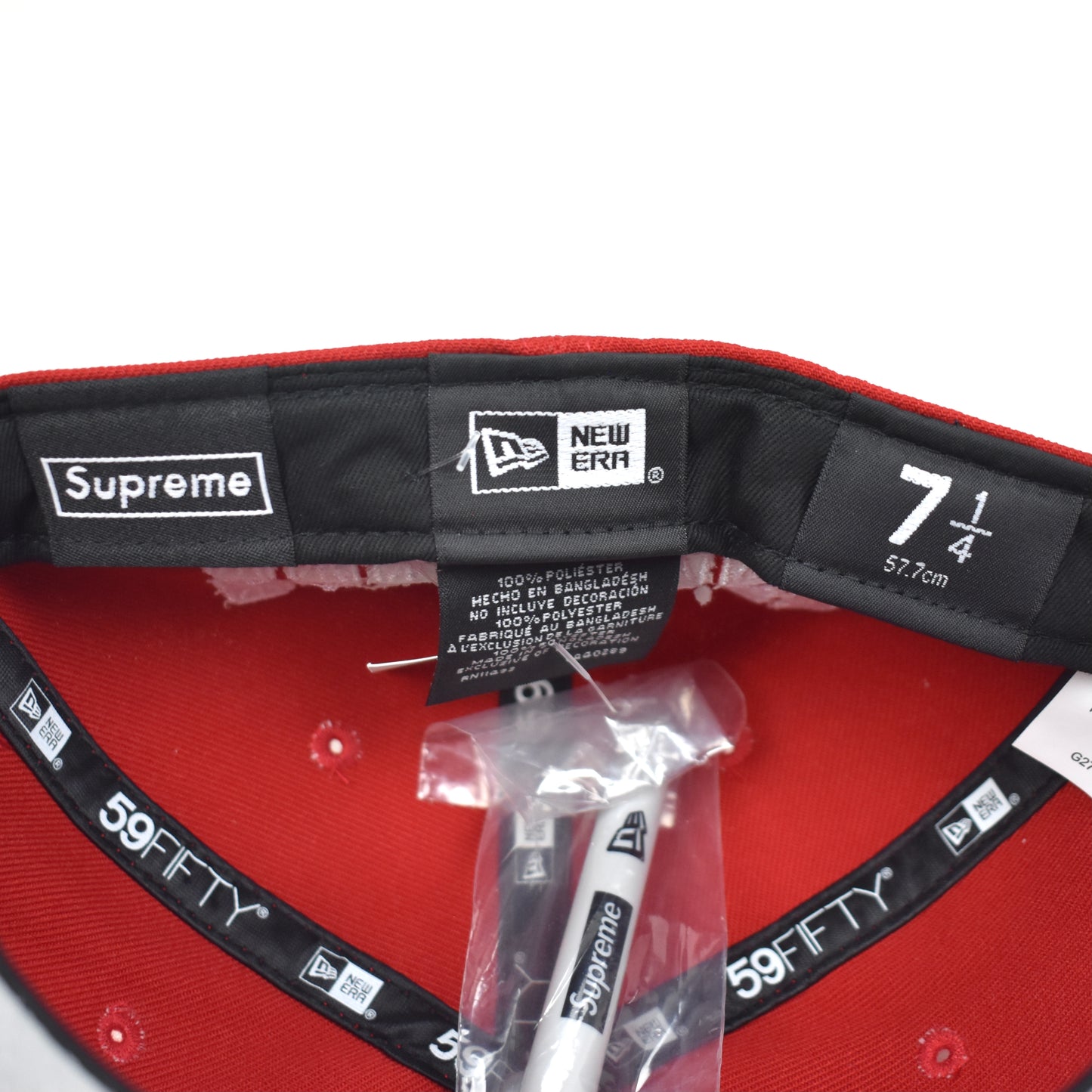 Supreme x New Era - Box Logo Digital Hat w/ Sharpie (Red)