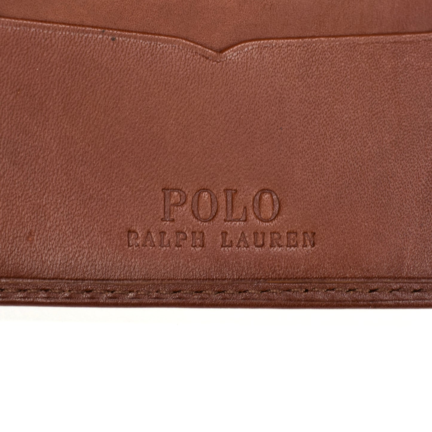 Polo Ralph Lauren - Brown Leather Bear Embroidered Wallet