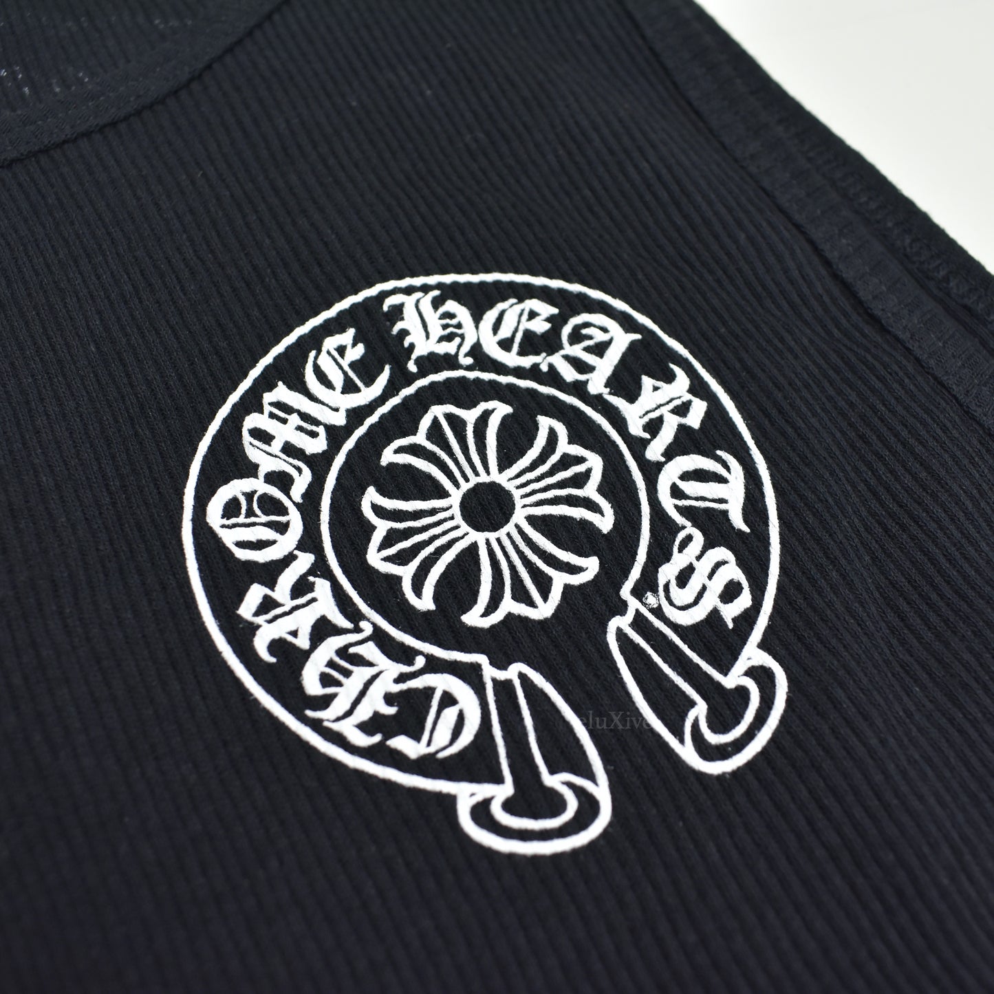 Chrome Hearts - Black Horseshoe Logo Tank Top