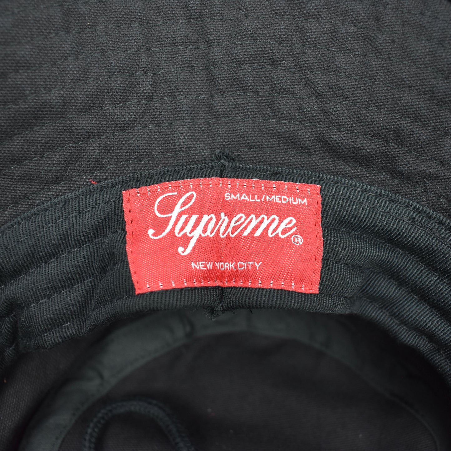 Supreme - Black Box Logo Canvas Boonie Hat