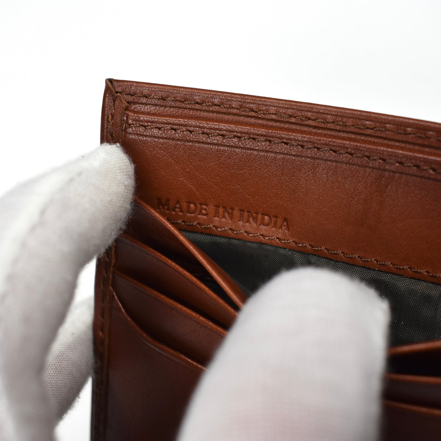 Polo Ralph Lauren - Brown Leather Bear Embroidered Wallet