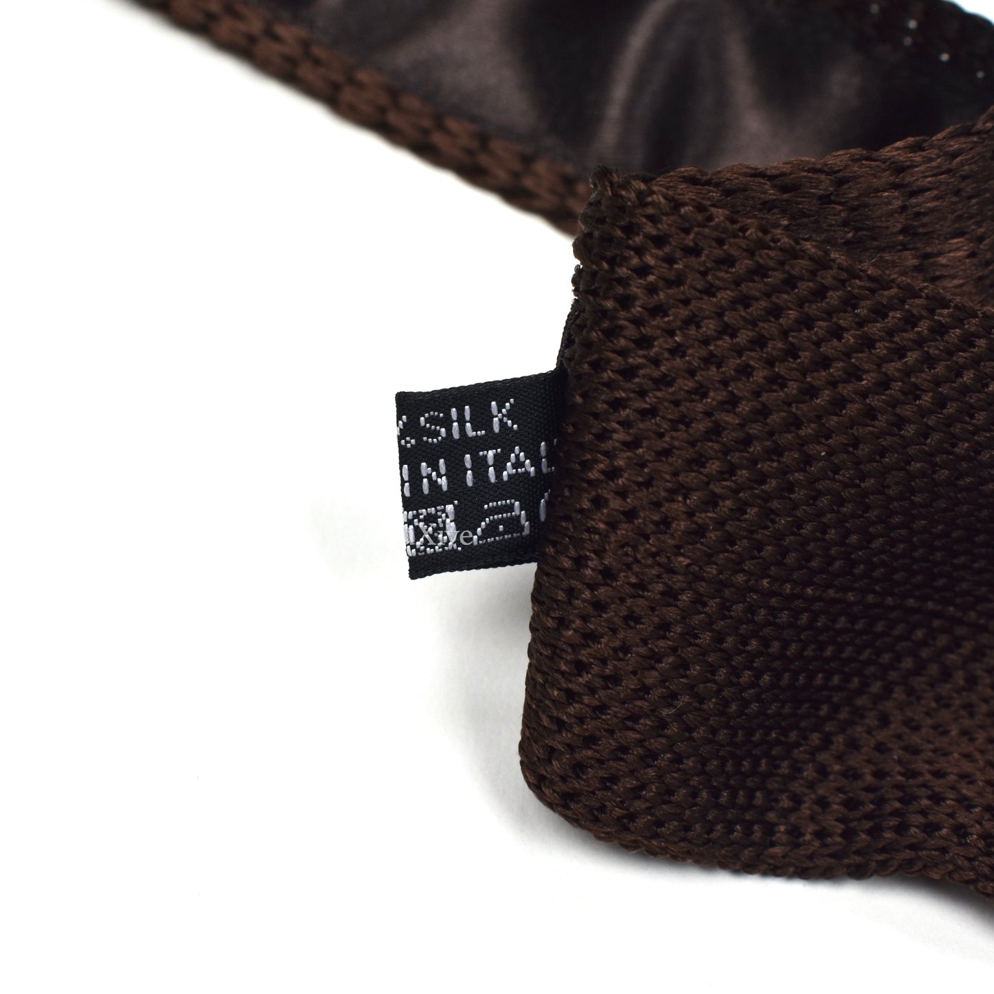 Brioni - Brown 100% Silk Tricot Knit Tie