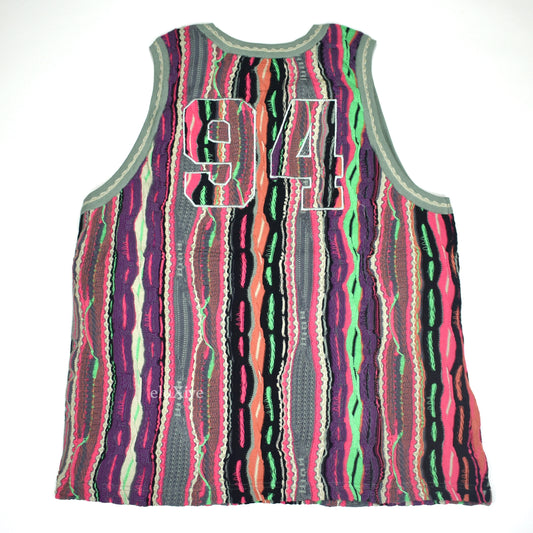 Supreme x Coogi - Multicolor Abstract Knit Basketball Jersey