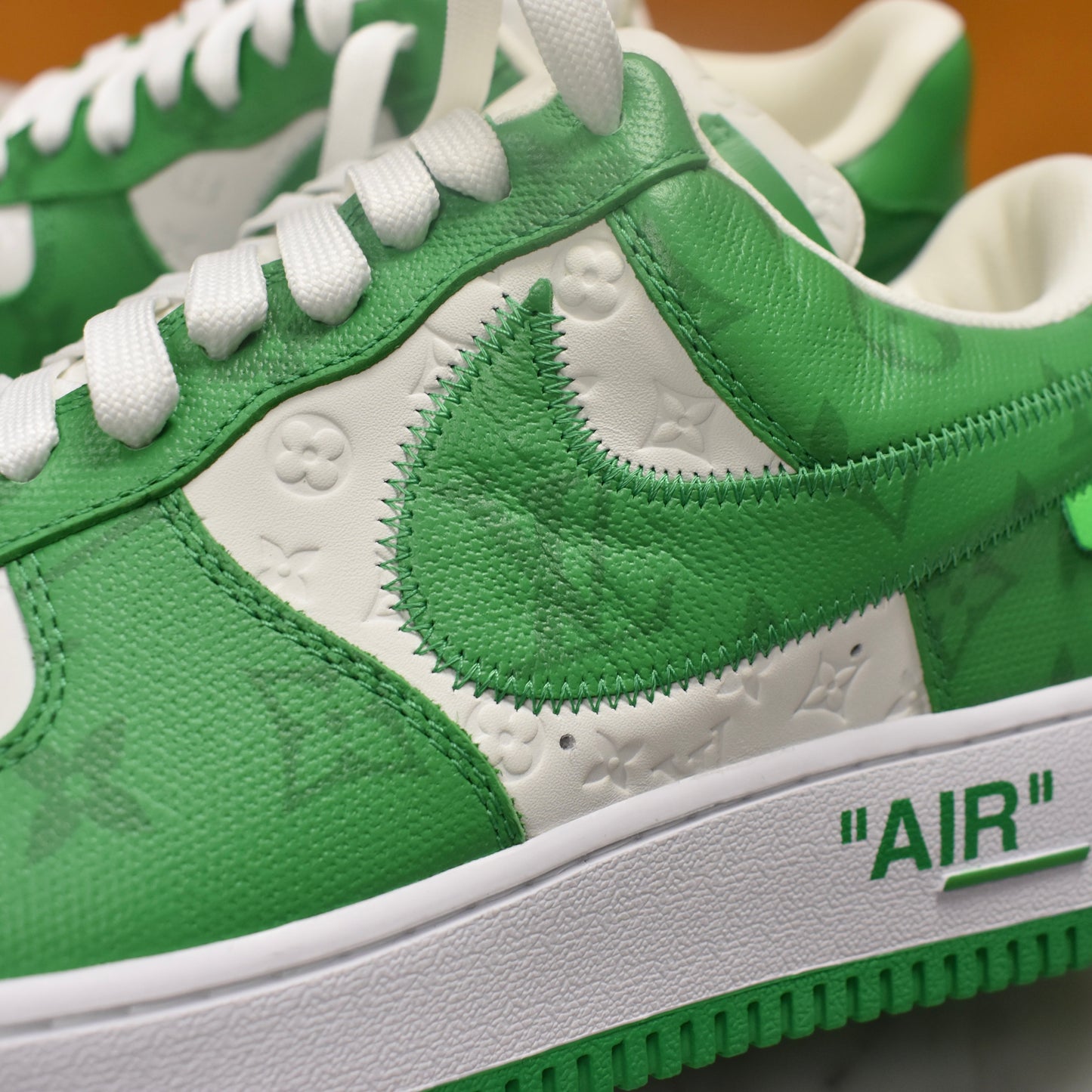Louis Vuitton x Nike - Air Force 1 Low (White/Pine Green)