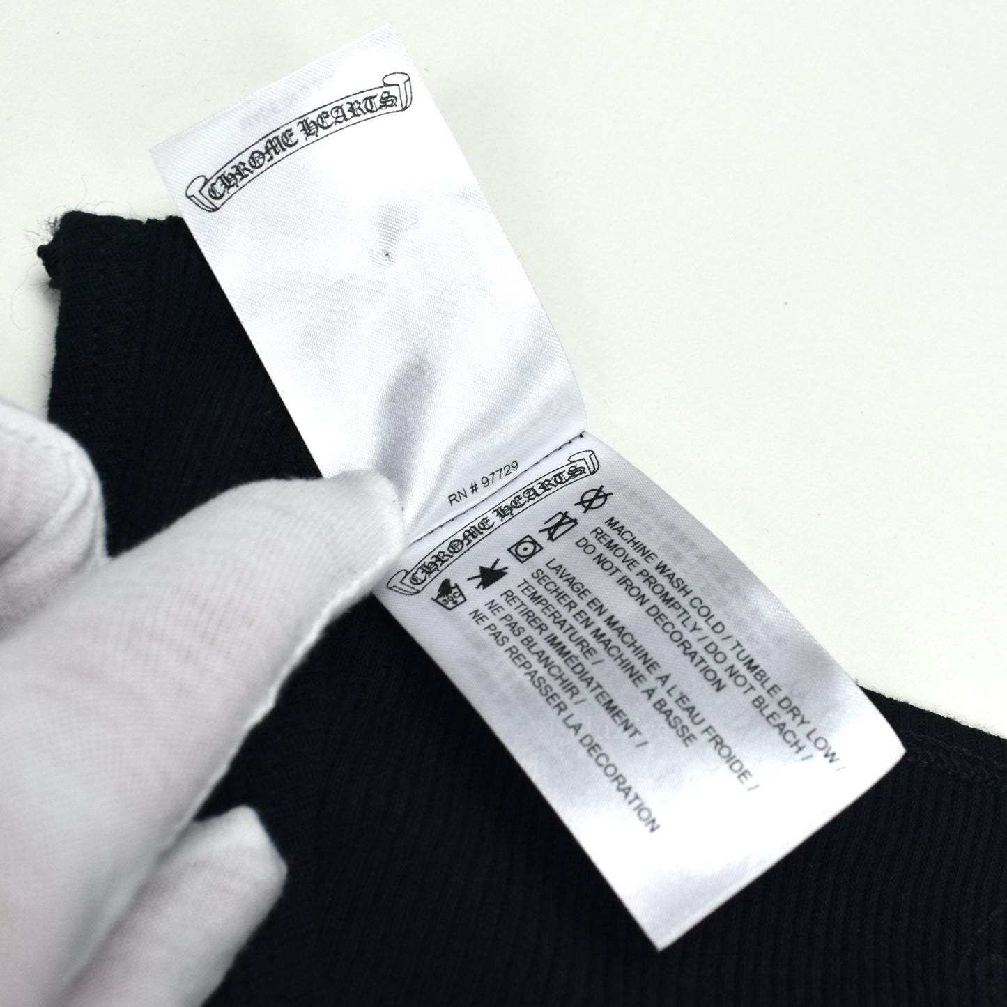 Chrome Hearts - Black Horseshoe Logo Tank Top