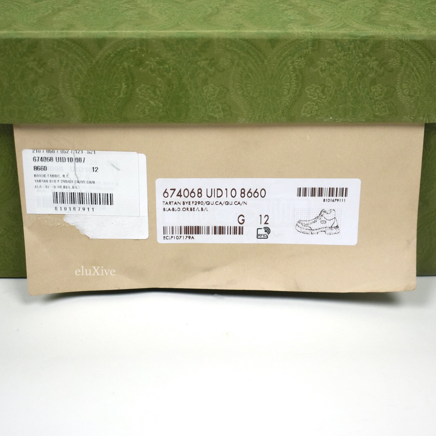 Gucci - Plaid Wool / Leather Chunky Sole Hiking Boots