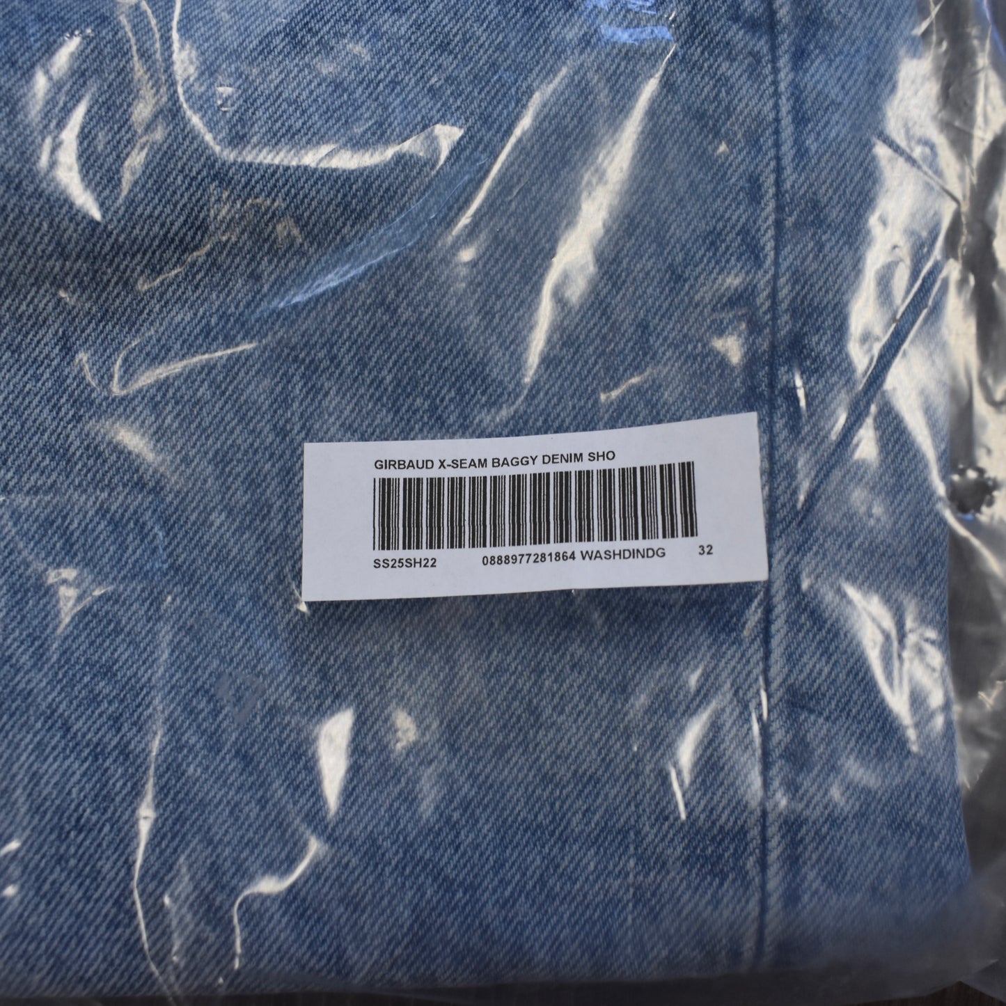 Supreme x Girbaud - X-Seam Baggy Shorts (Washed Denim)