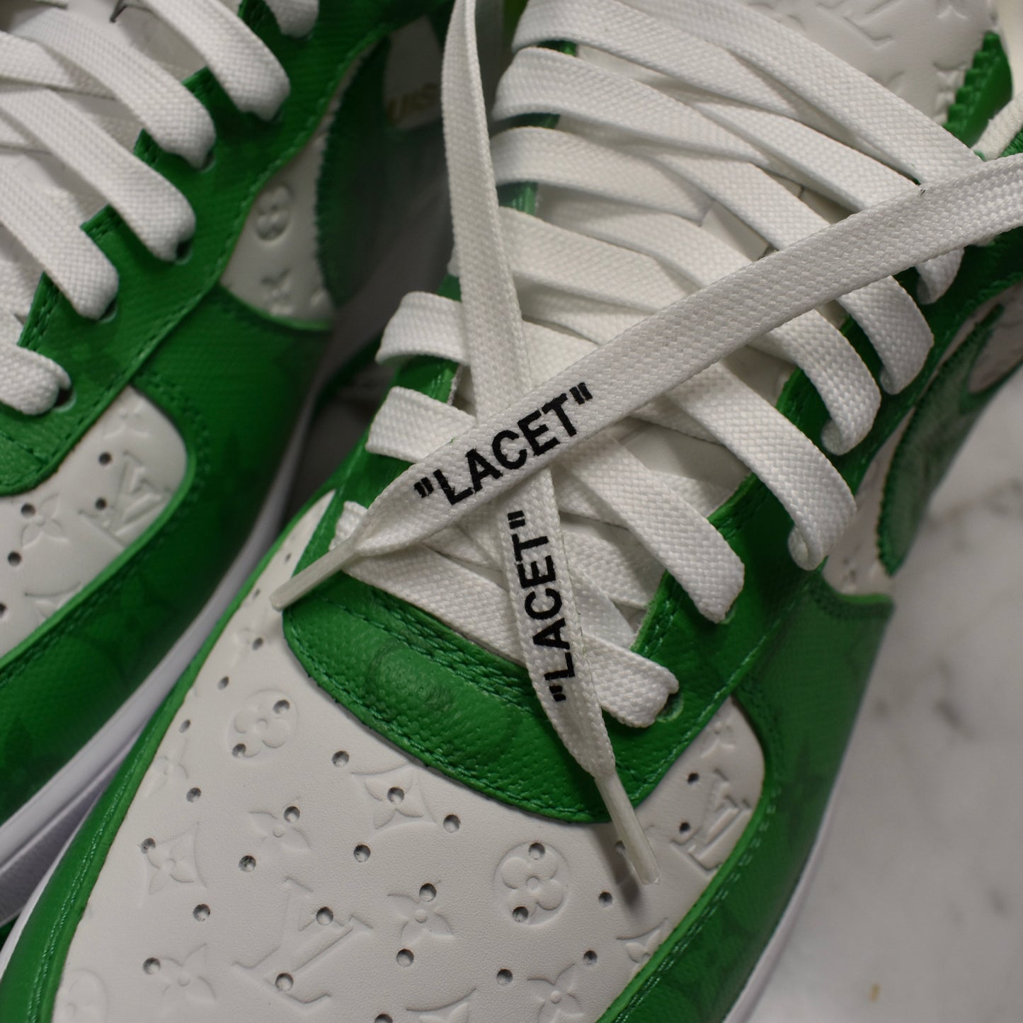 Louis Vuitton x Nike - Air Force 1 Low (White/Pine Green)