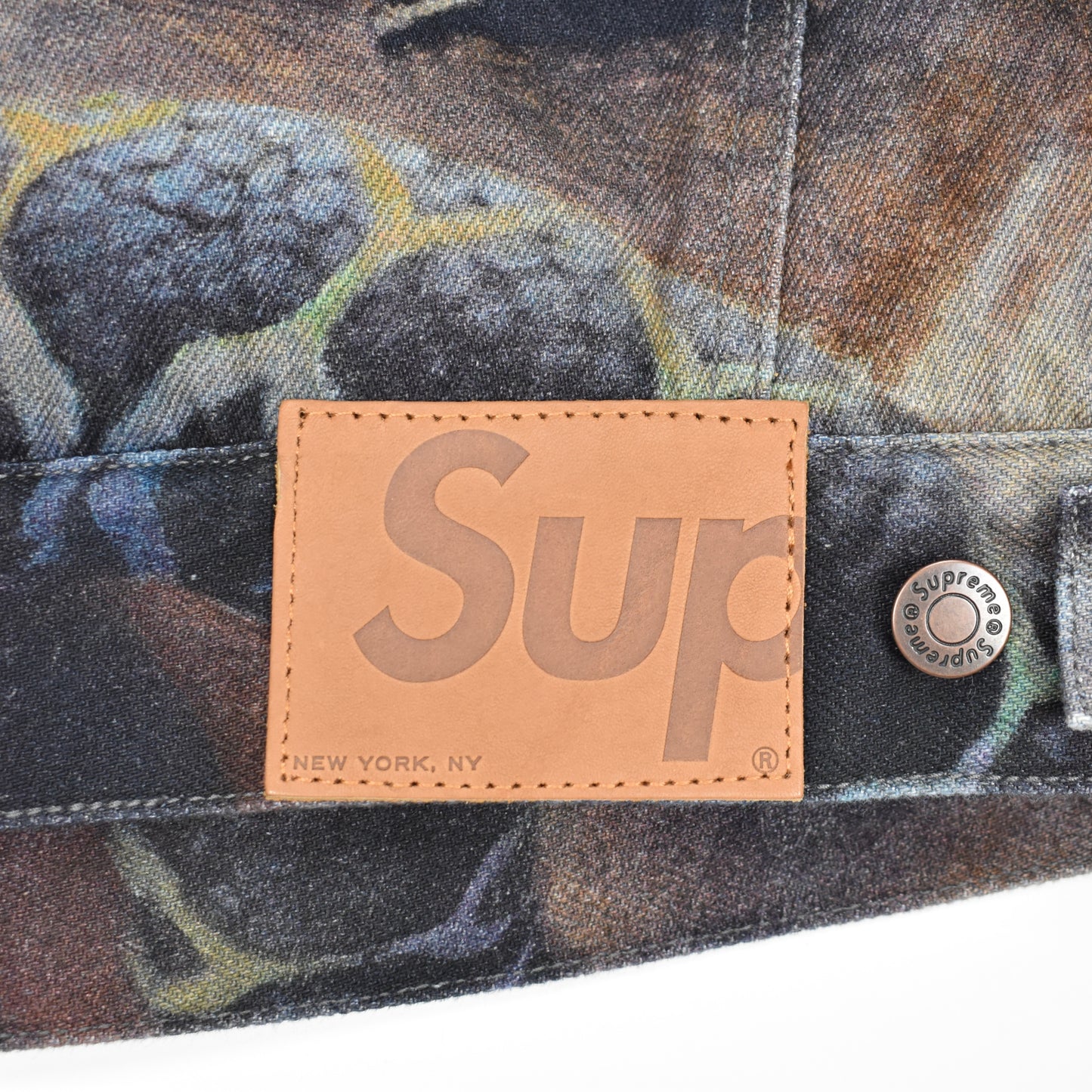 Supreme x Frazetta - Death Dealer Print Sherpa Lined Trucker Jacket