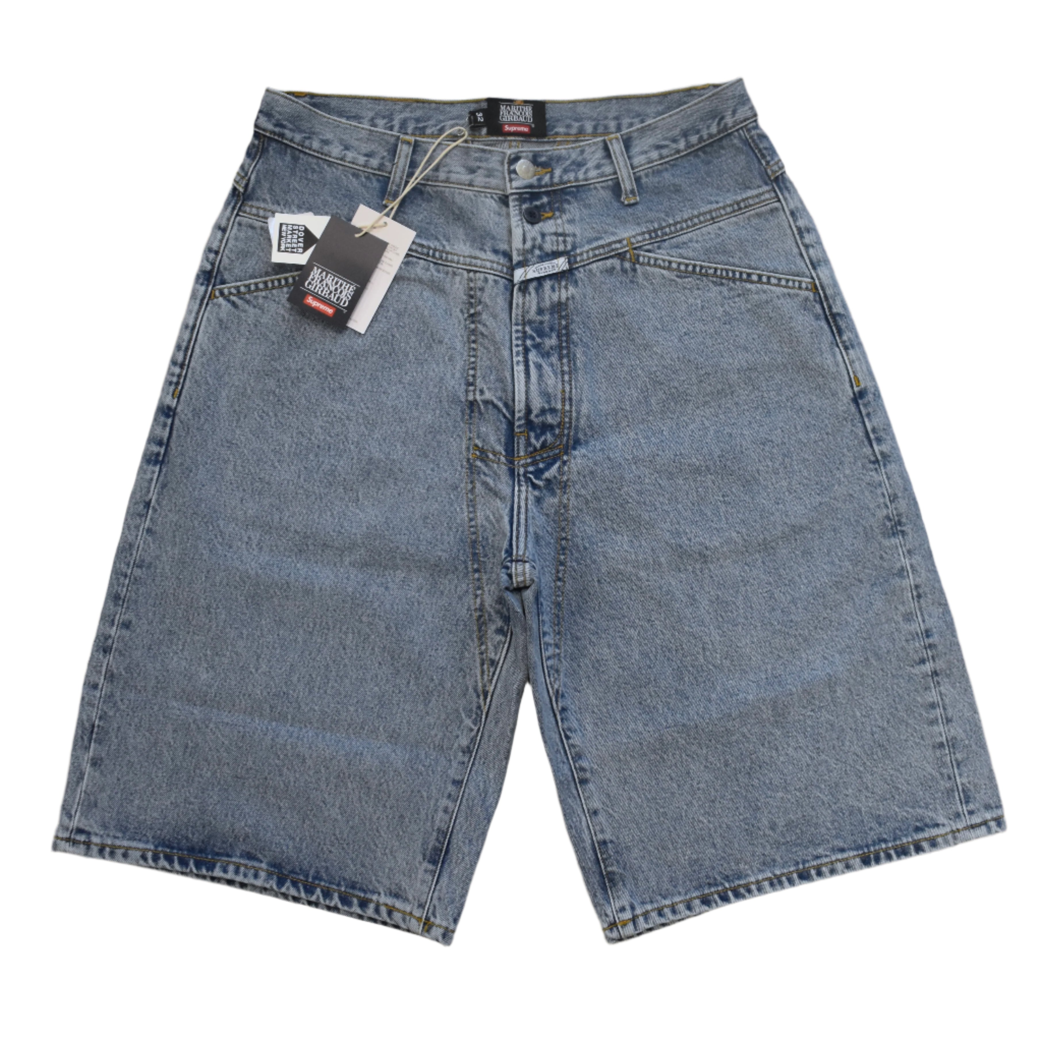 Supreme x Girbaud - X-Seam Baggy Shorts (Washed Denim) – eluXive