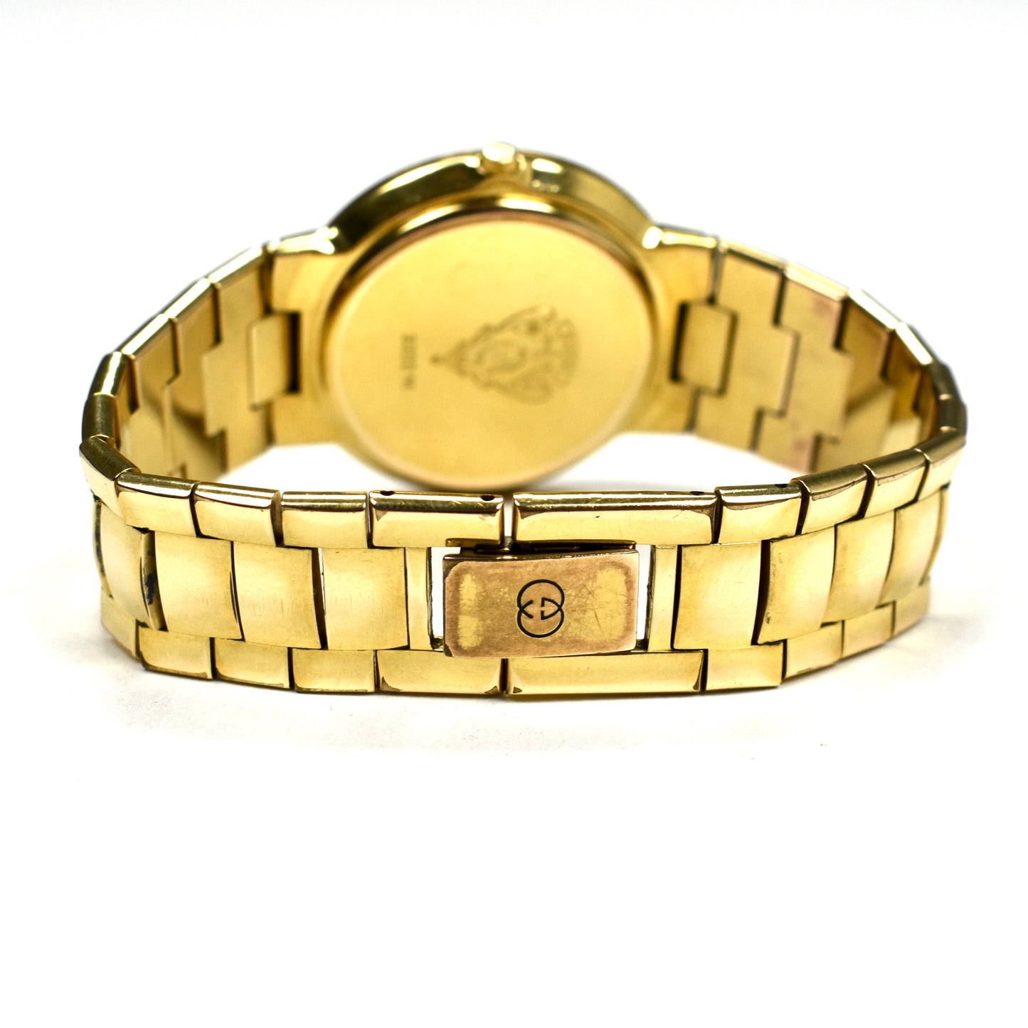 Gucci - 3300M Gold / Green Crest Dial Watch