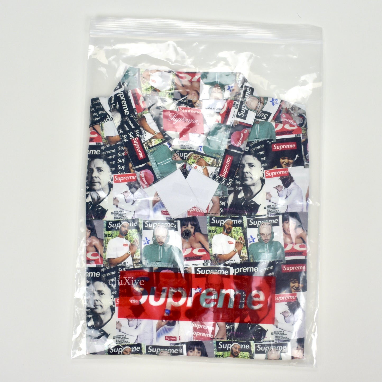 Supreme - Magazine Print Viscose Club Shirt